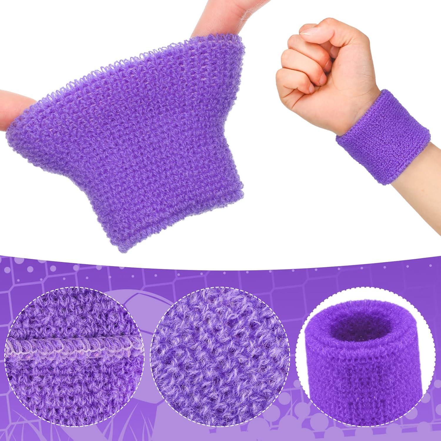 12 Pulseras de Sudor para Niños Hungdao - Colores Variados