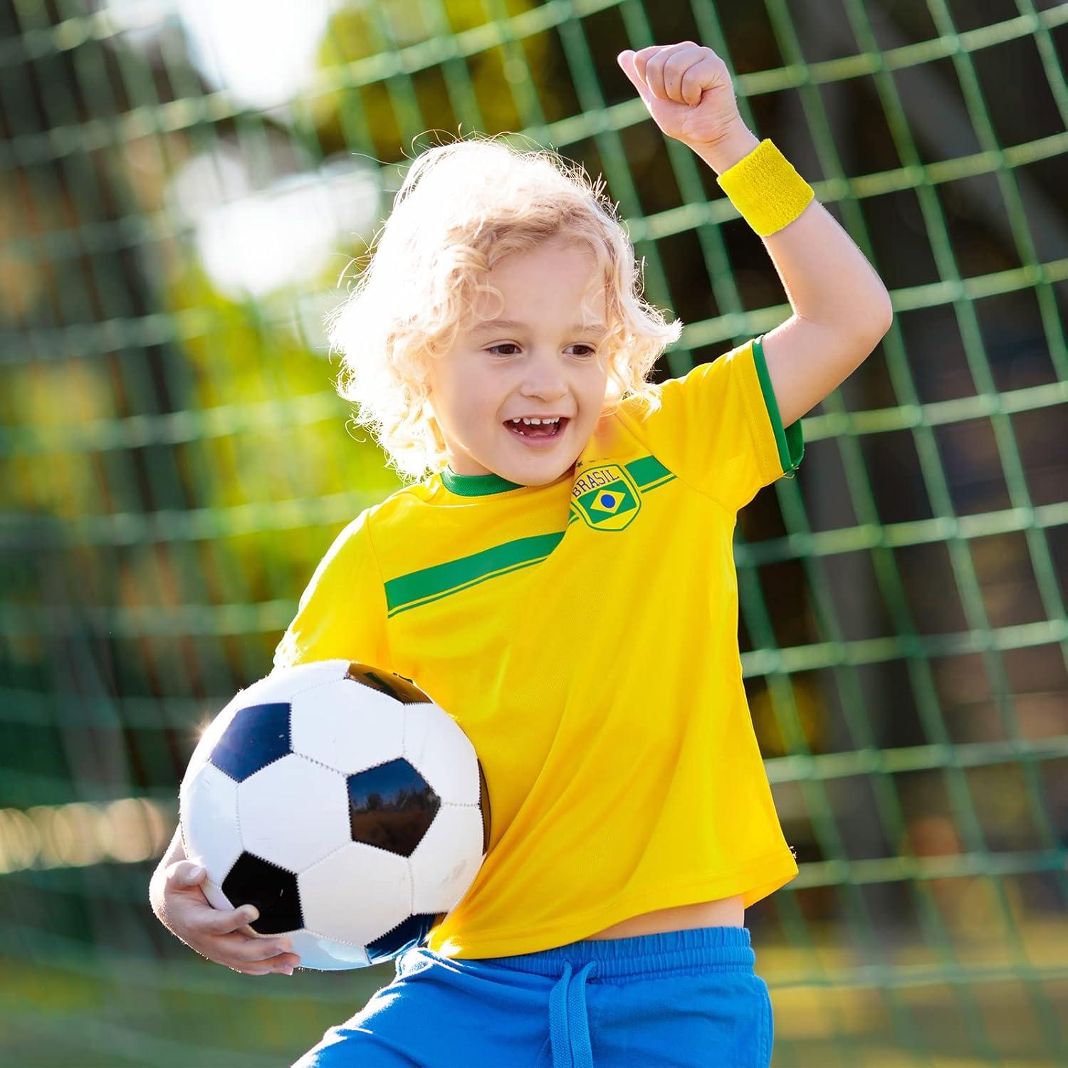 12 Pulseras de Sudor para Niños Hungdao - Colores Variados
