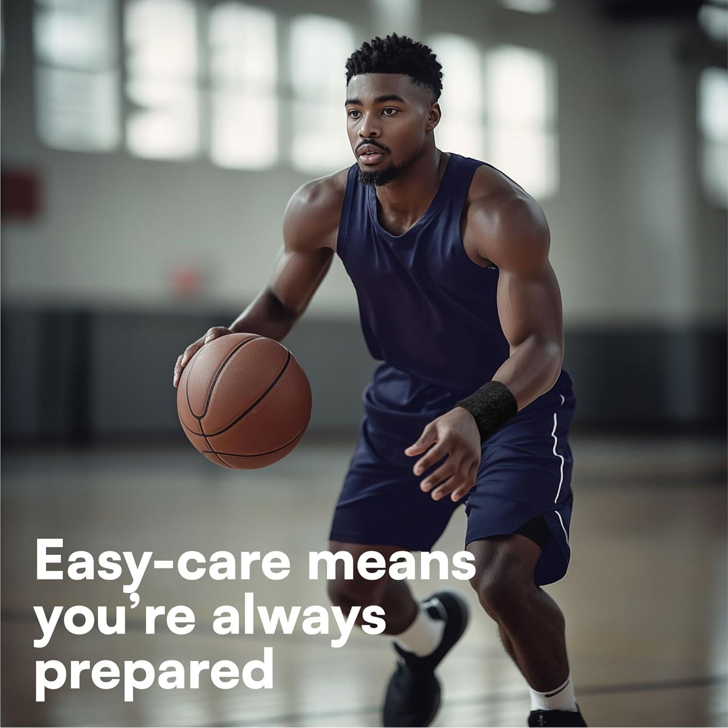 Muñequera de Sudor H&S, 6 Pcs, Talla Única, Absorbente