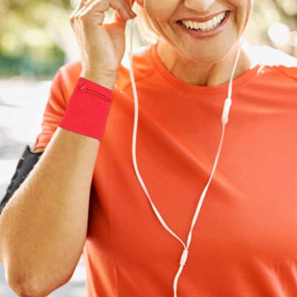 Banda de Muñeca Deportiva Zerone con Cremallera - 8x8cm