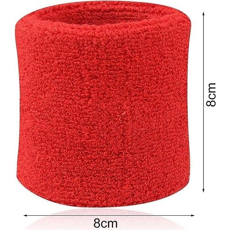 Paquete de 2 muñequeras blancas Galyacht para deportes