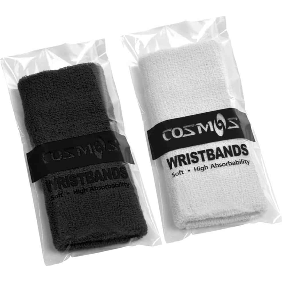 Muñequera de Sudor Cosmos - 4 Pares Algodón Absorbente