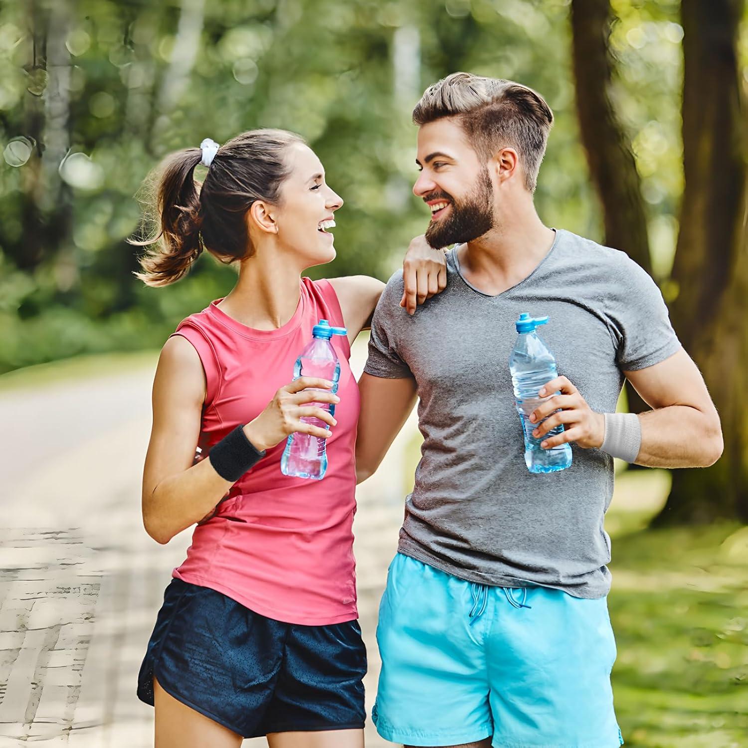 Muñequera Absorbente QVYQVY - Paquete de 6 Unisex para Deportes