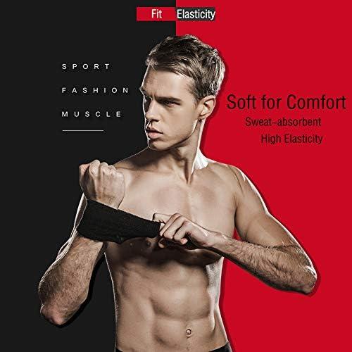 Conjunto 24 Muñequera Deportiva INHEMi Algodón Absorbente