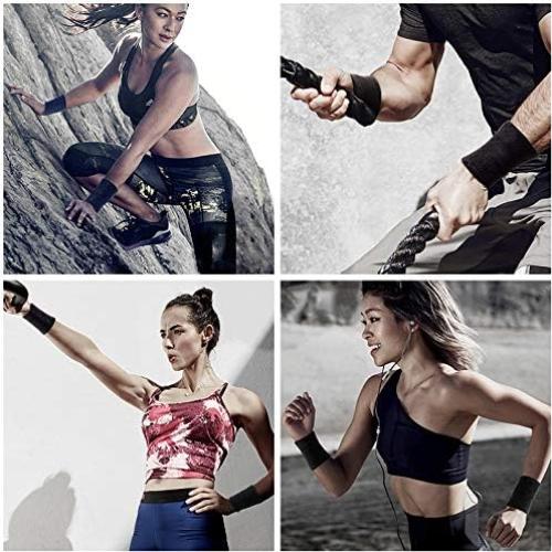 Conjunto 24 Muñequera Deportiva INHEMi Algodón Absorbente