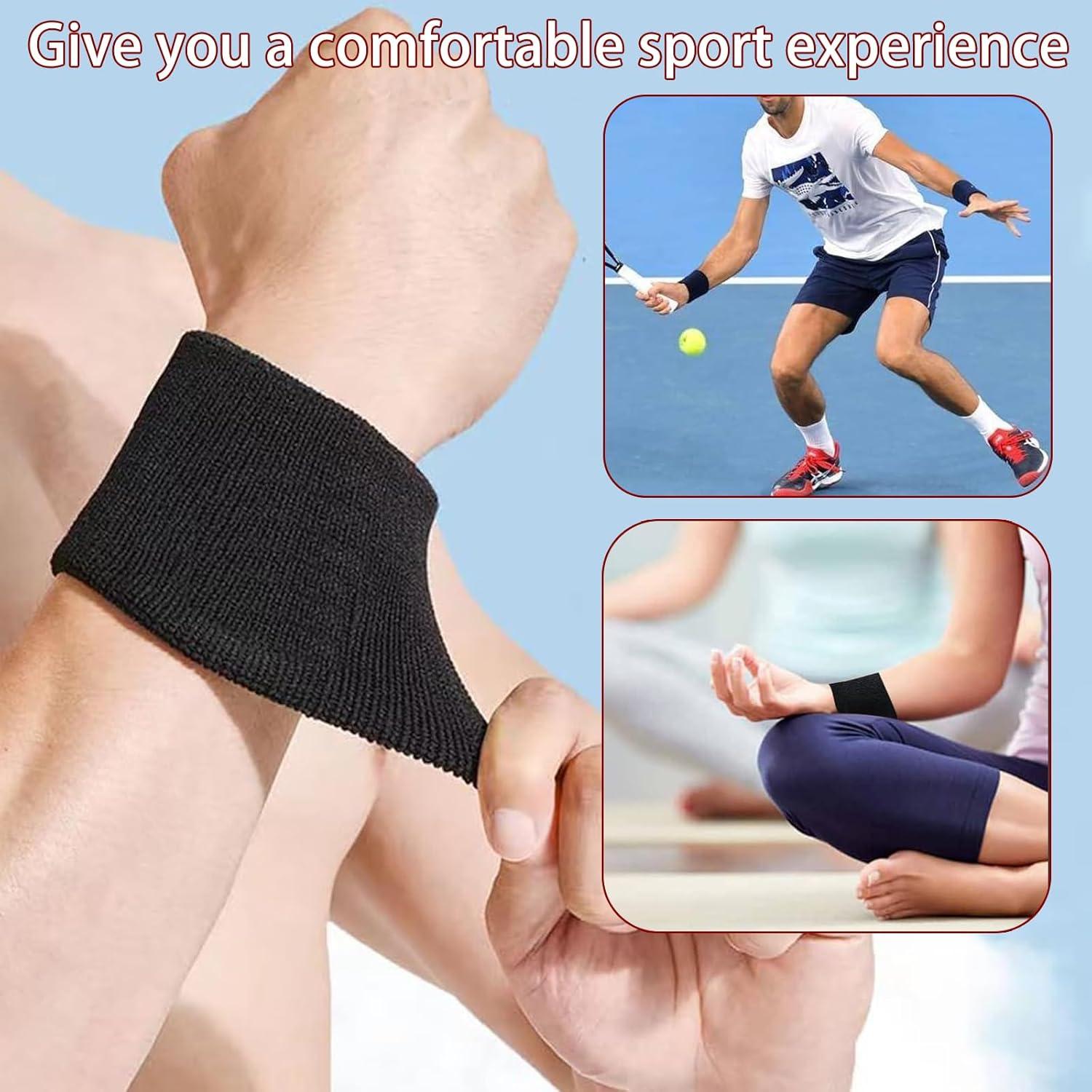 Muñequera Deportiva Magicorange Unisex Algodón Absorbente 8x8cm