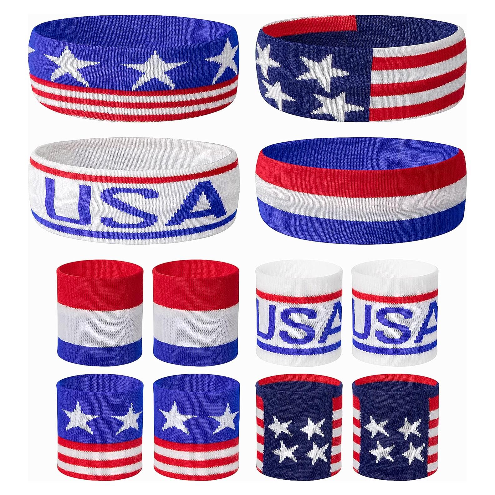 Conjunto de Banda de Sudor SHANGXING - 4 Piezas Algodón