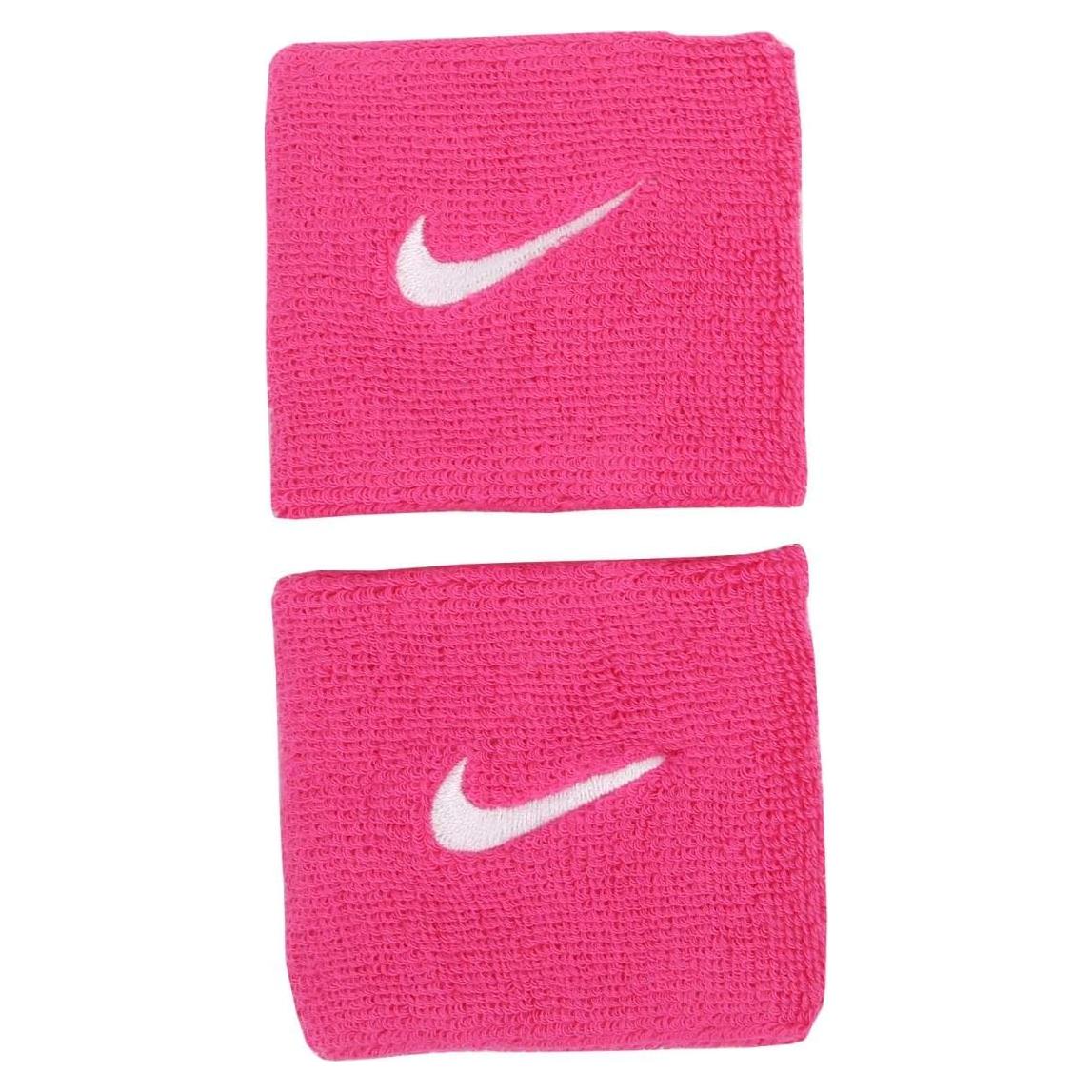 Muñequera Nike Swoosh OSFM Rosa Vivo/Blanco Unisex