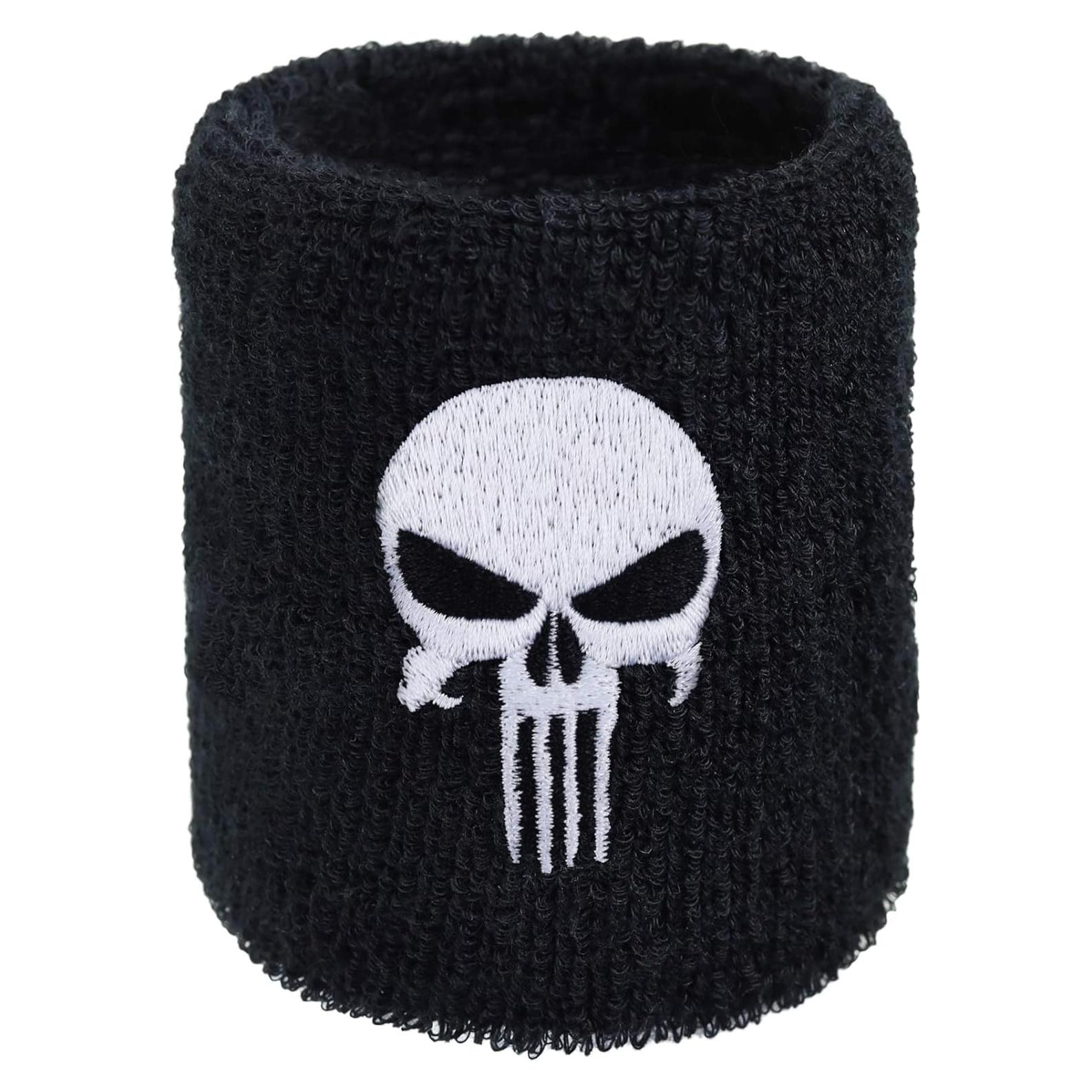Banda de Sudor Unisex Punisher - EXPRESS-STICKEREI 8x8cm