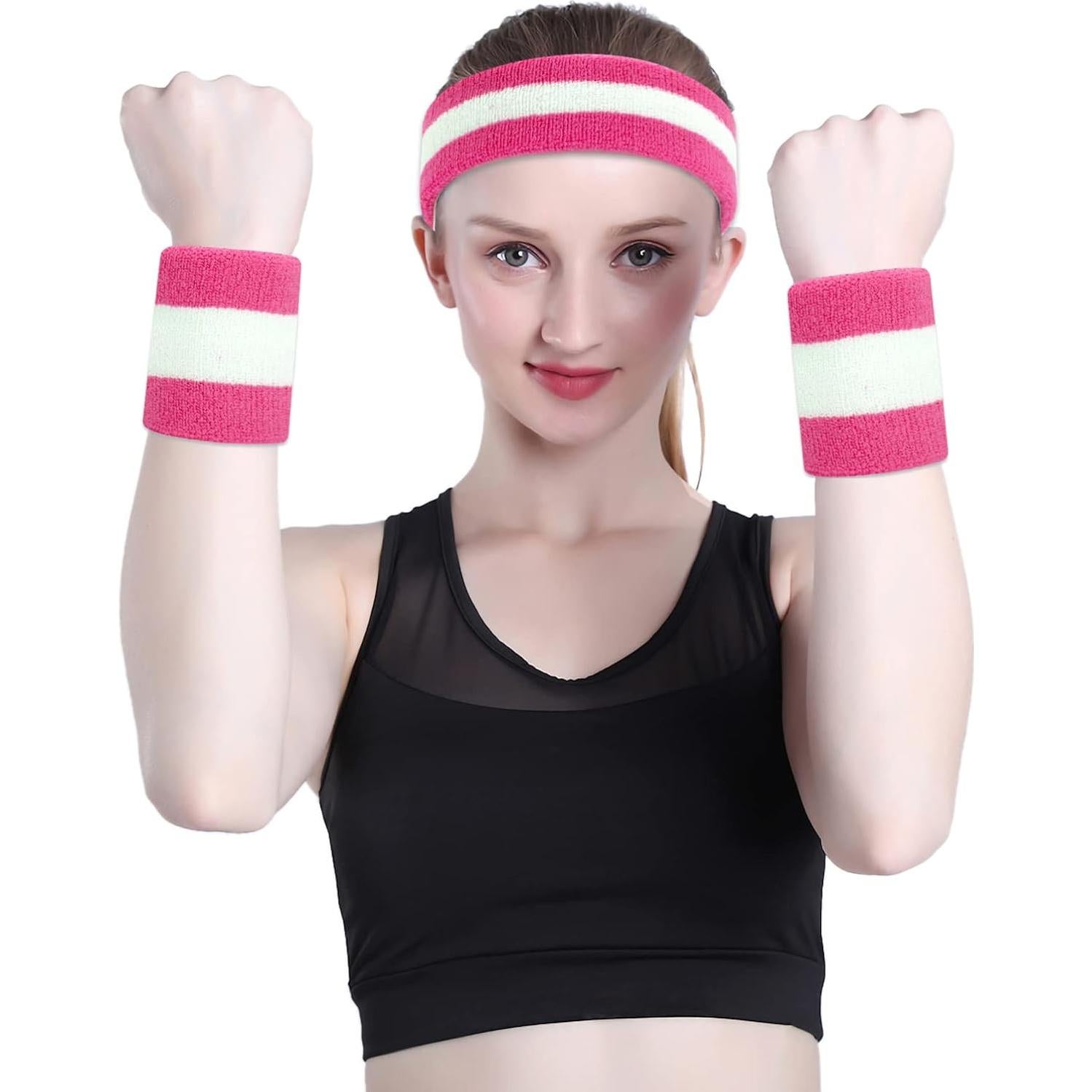 Conjunto Diadema y Muñequera ONUPGO Neón Unisex