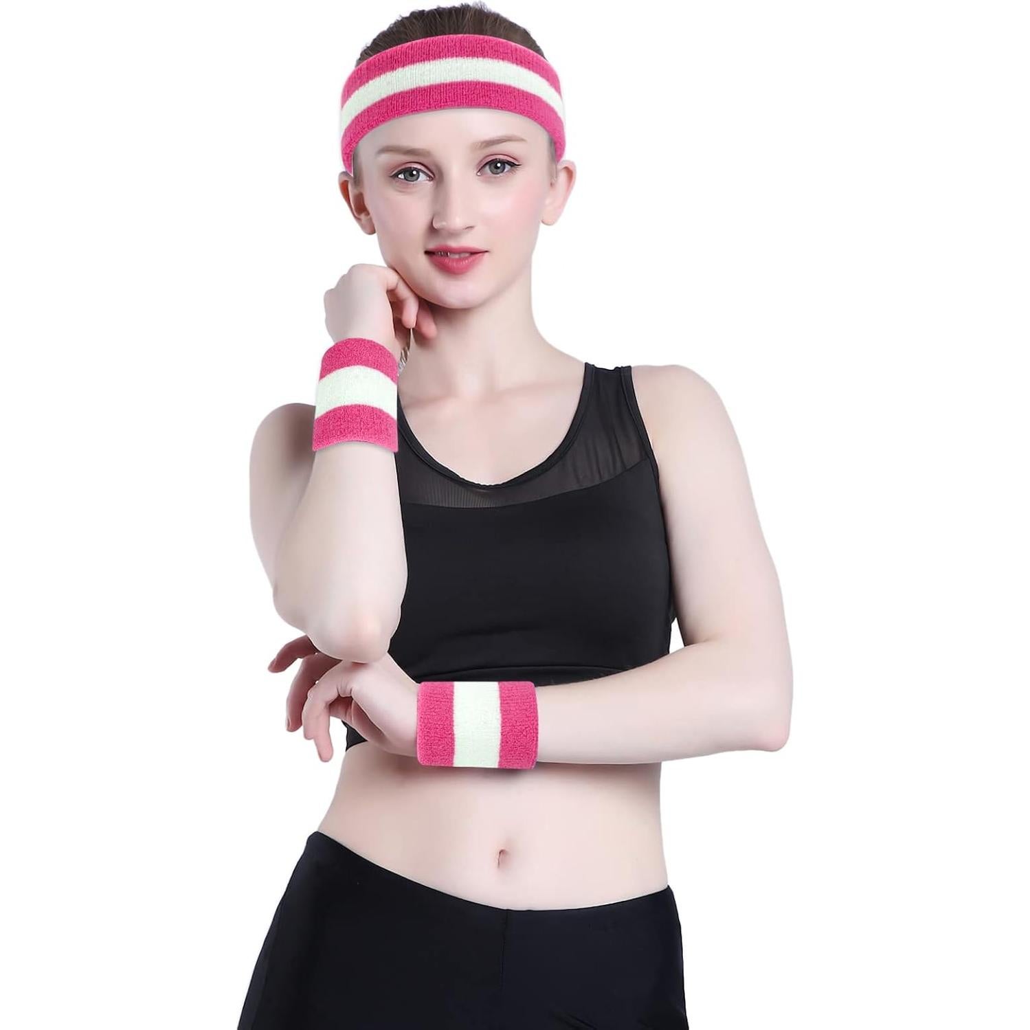 Conjunto Diadema y Muñequera ONUPGO Neón Unisex