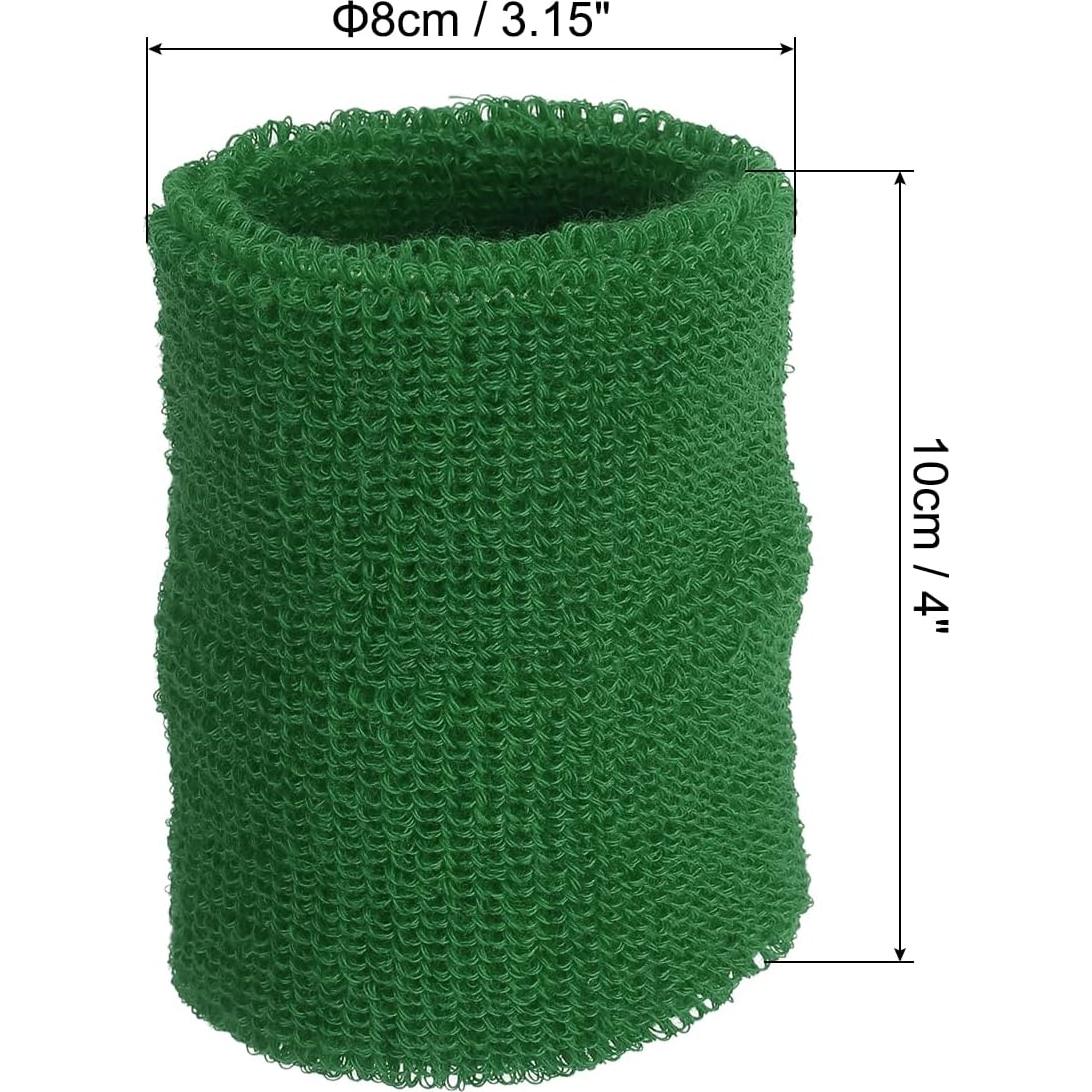 Banda de Muñeca Deportiva PATIKIL Verde Oscuro 10x10 cm 2 Pcs