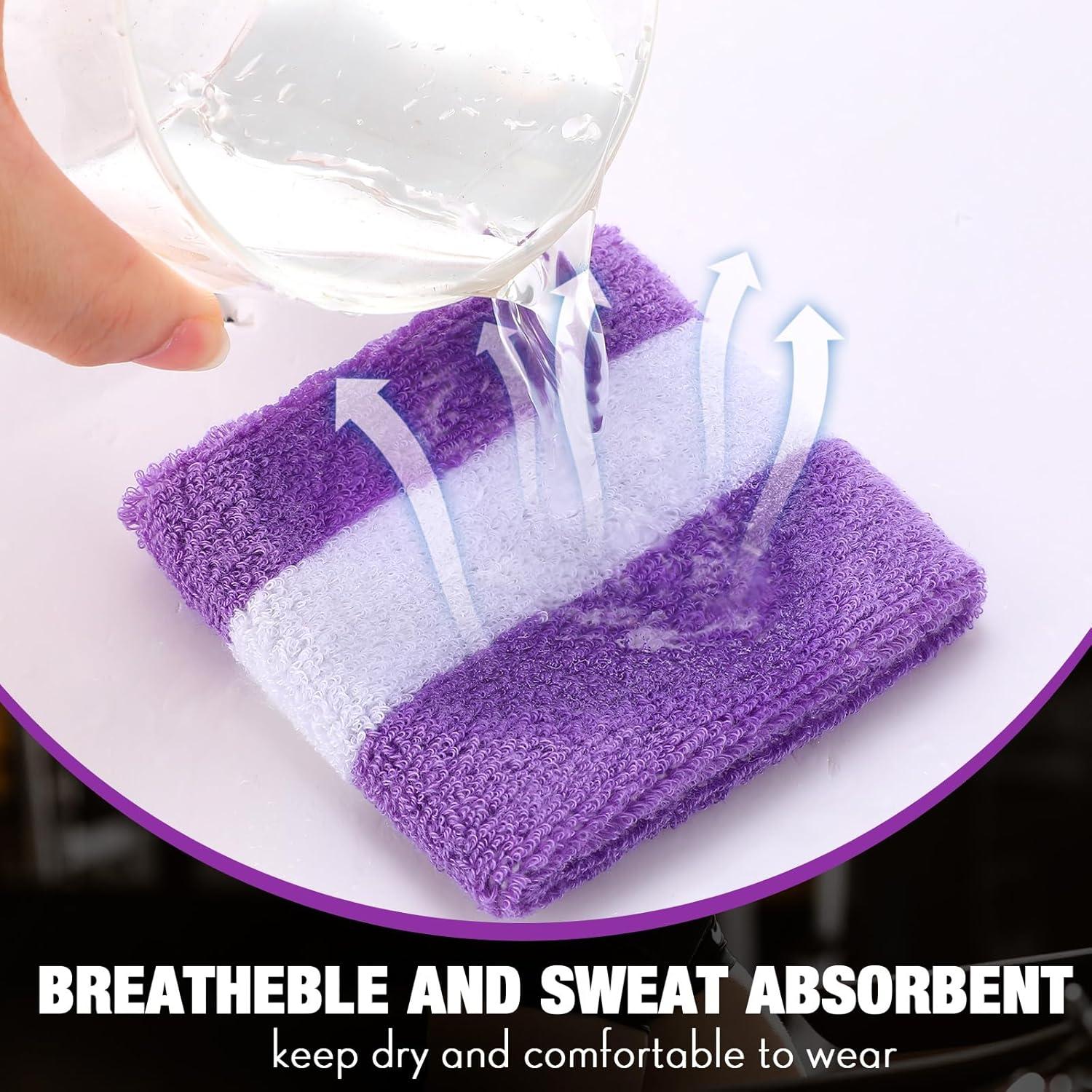 Conjunto de Muñequera y Diadema Eurzom 36 Pcs Neón