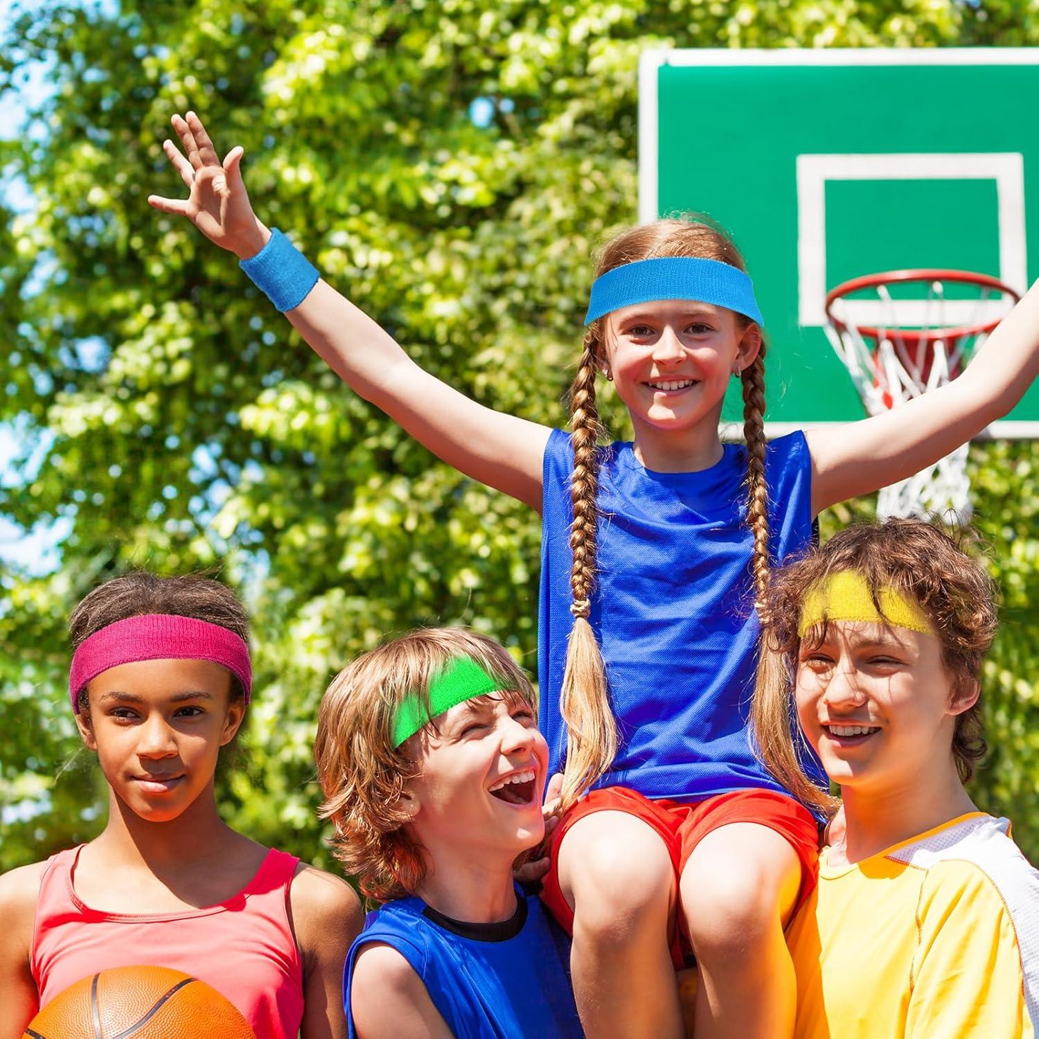 Conjunto de Muñequera y Diademas Neón Bememo para Niños