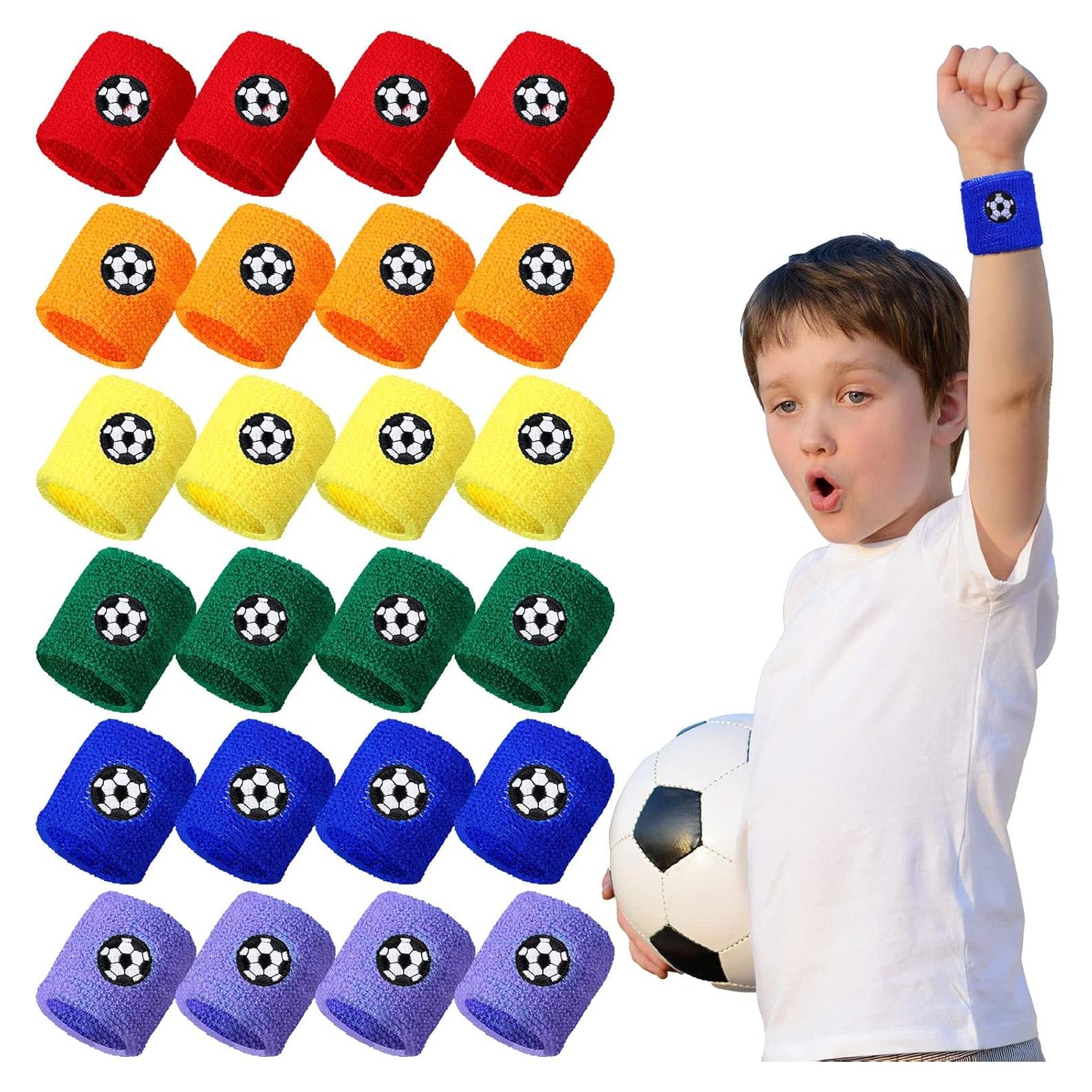 Muñequera Deportiva para Niños Zomiboo 24 Piezas Estilo Fútbol