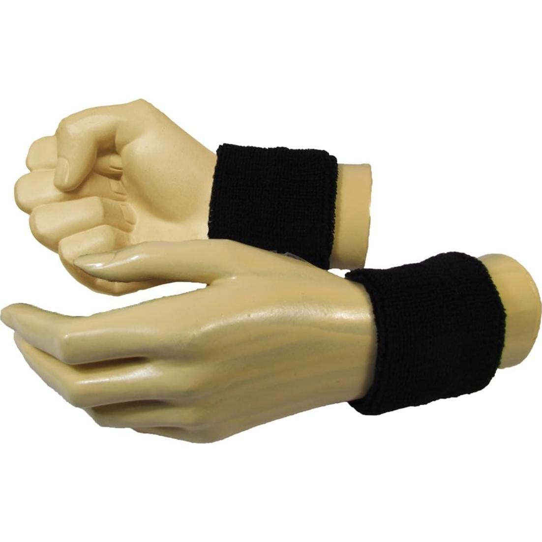 Banda de Sudor para Muñeca COUVER - Algodón Absorbente (1 par)