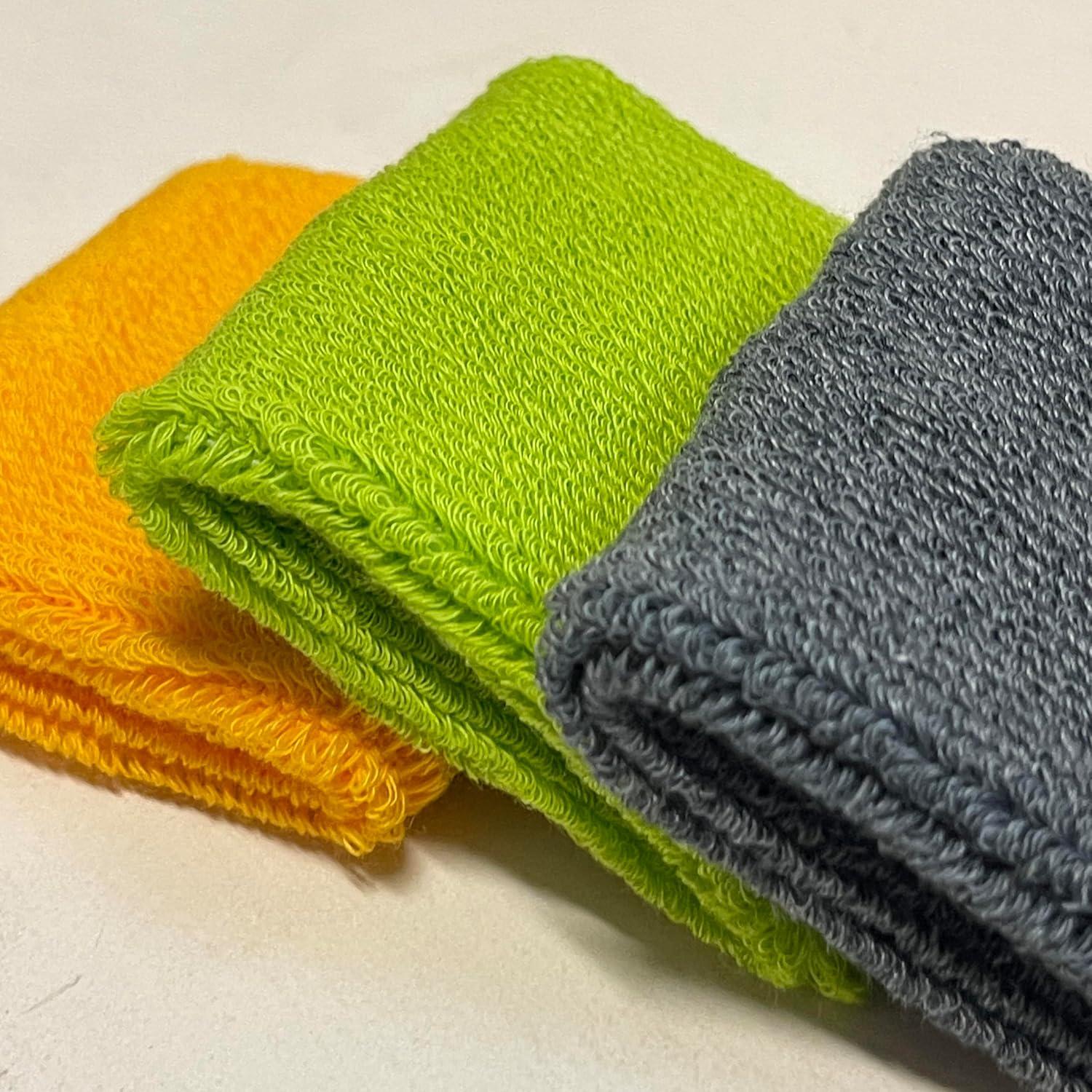 Banda de Sudor para Muñeca COUVER - Algodón Absorbente (1 par)