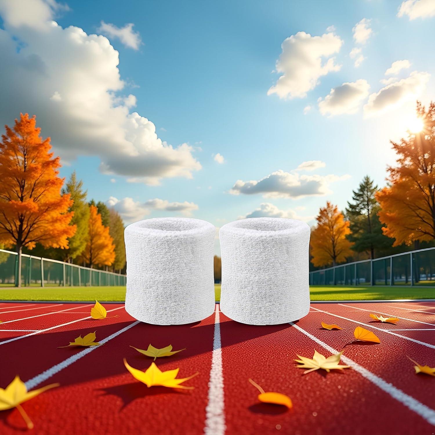 Muñequera Deportiva Juroicessry - 2 Pcs Absorbentes Unisex