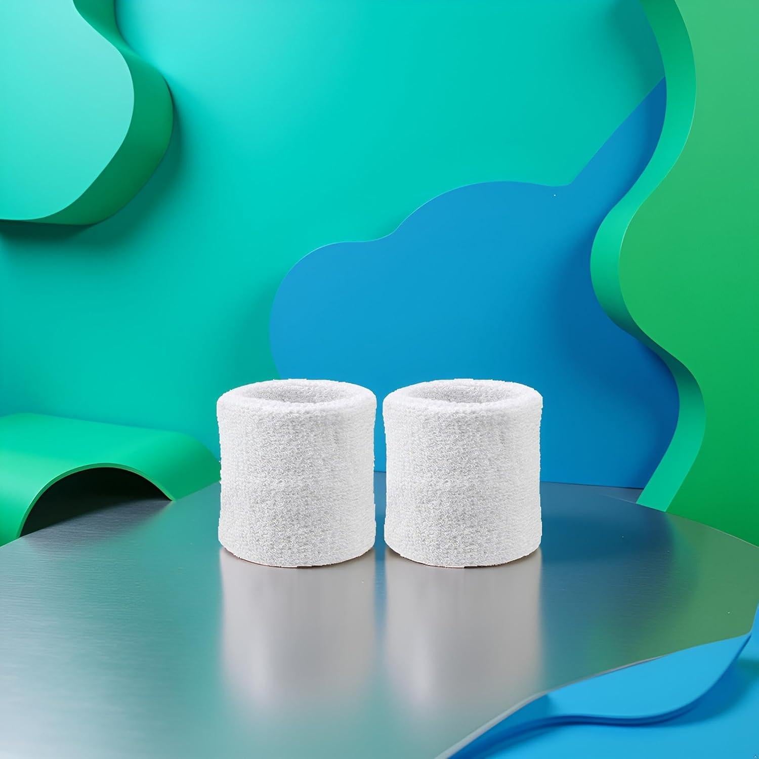 Muñequera Deportiva Juroicessry - 2 Pcs Absorbentes Unisex