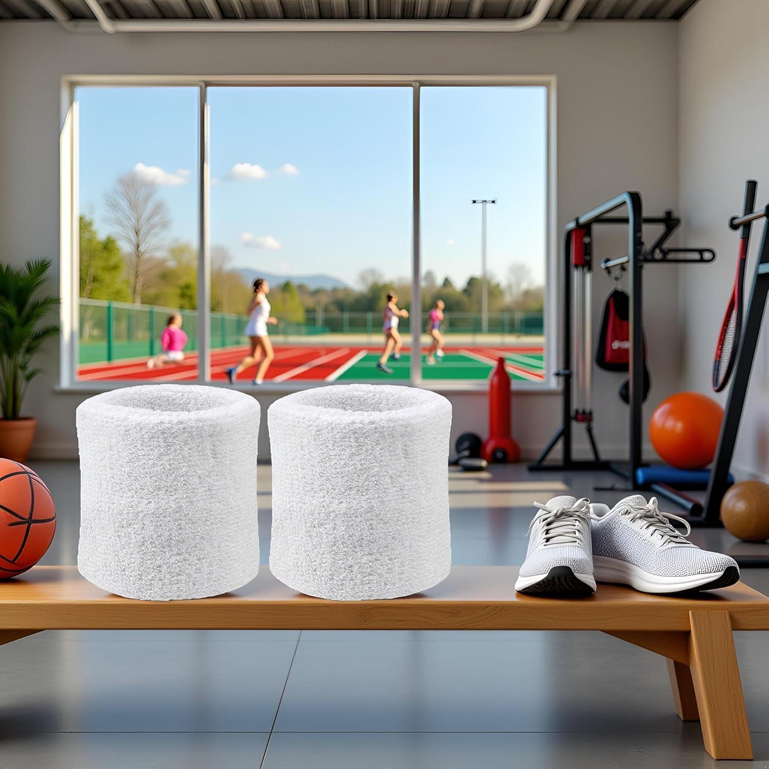 Muñequera Deportiva Juroicessry - 2 Pcs Absorbentes Unisex