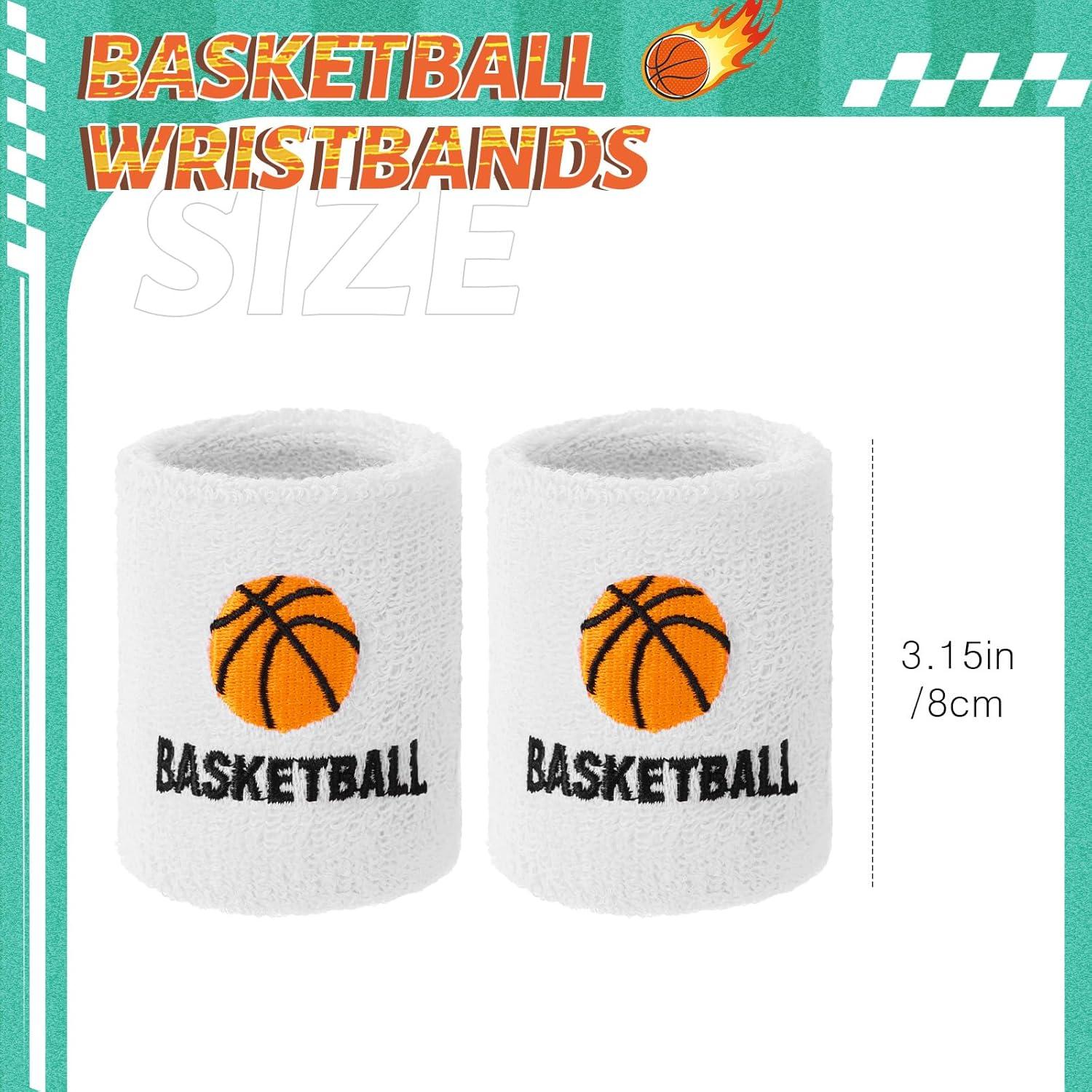Muñequera de Baloncesto Bememo 24 Pcs Bandas de Sudor