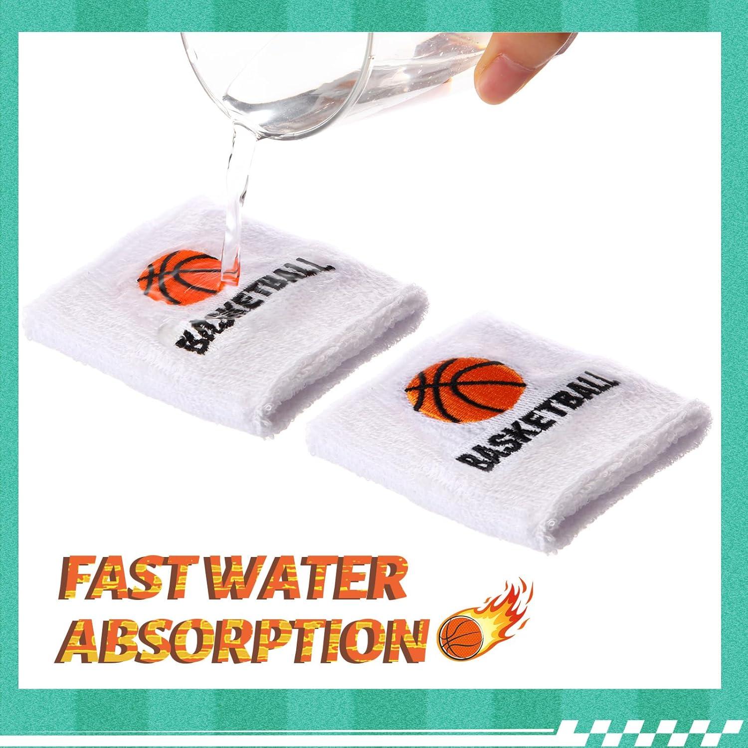 Muñequera de Baloncesto Bememo 24 Pcs Bandas de Sudor