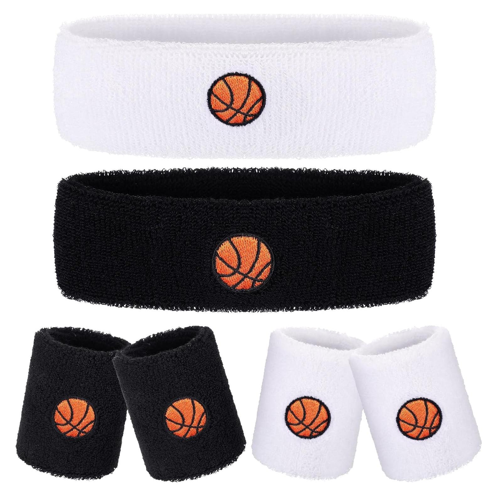 Juego de 6 Piezas Muñequera y Diadema Daifunli Baloncesto