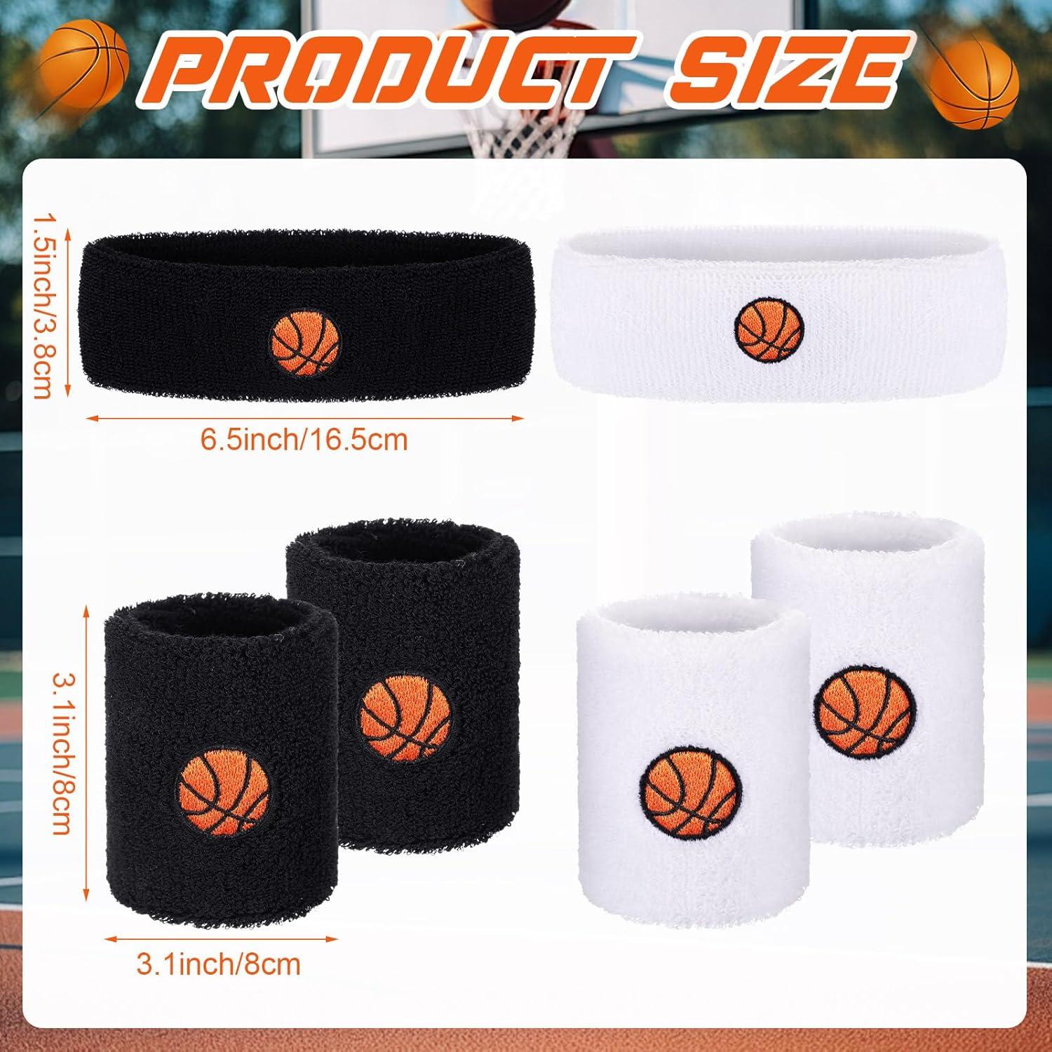 Juego de 6 Piezas Muñequera y Diadema Daifunli Baloncesto