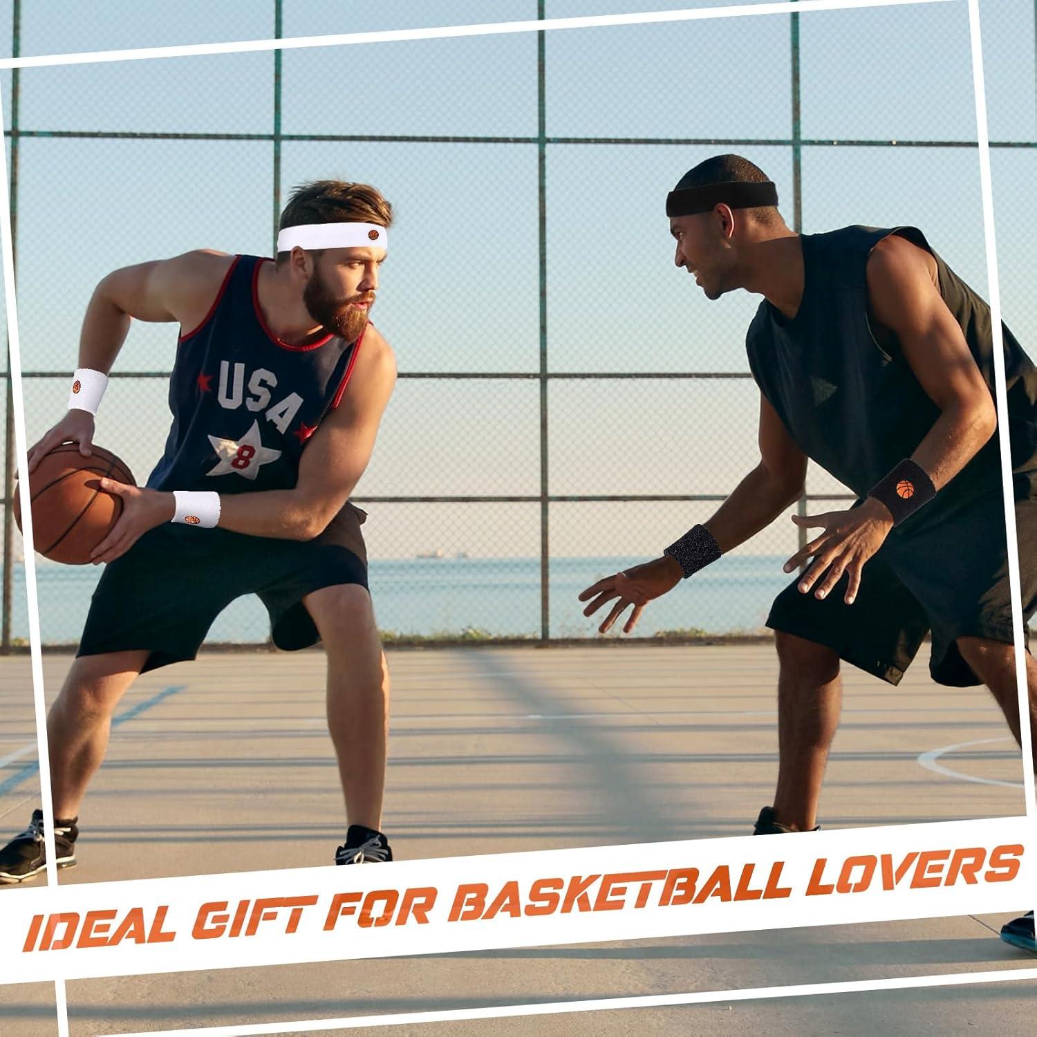 Juego de 6 Piezas Muñequera y Diadema Daifunli Baloncesto