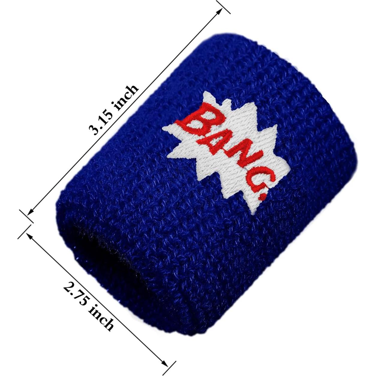 24 Pulseras Deportivas Gejoy para Niños - Coloridas y Absorbentes