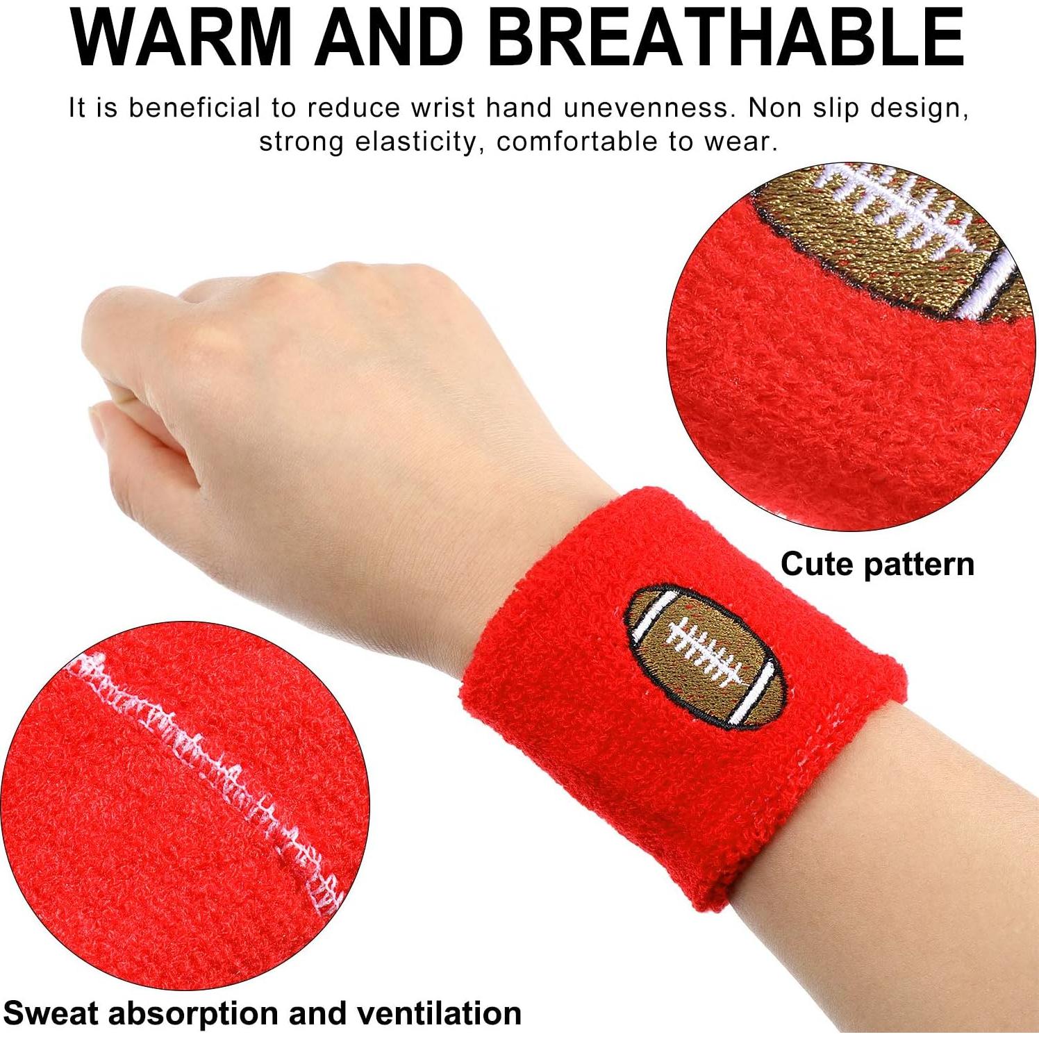 Muñequera Deportiva Gejoy 16 Piezas para Niños Fútbol Baloncesto