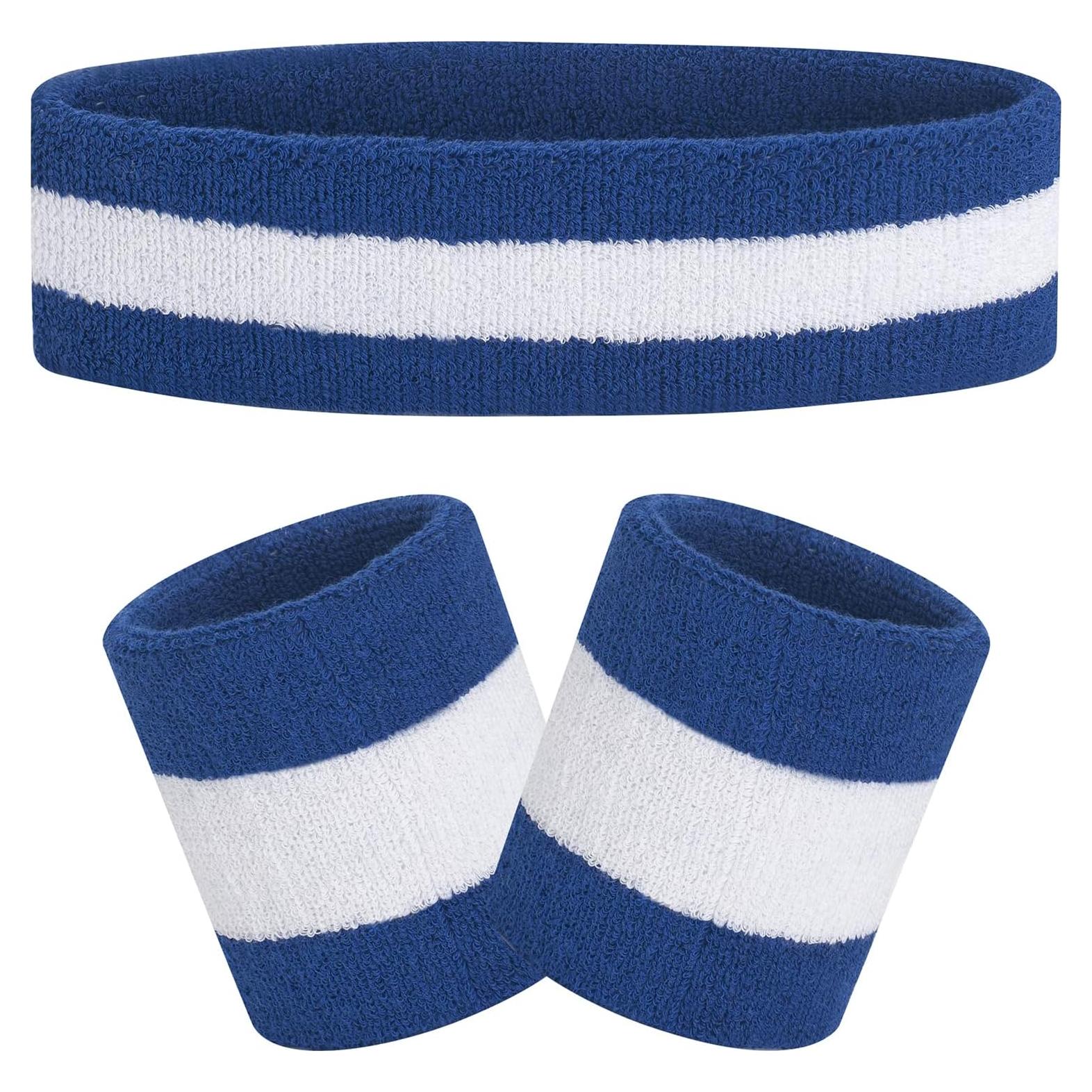 Conjunto de Diadema y Muñequera de Sudor FACATH - Algodón