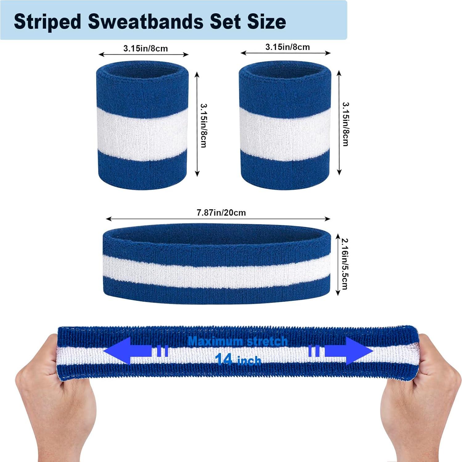 Conjunto de Diadema y Muñequera de Sudor FACATH - Algodón