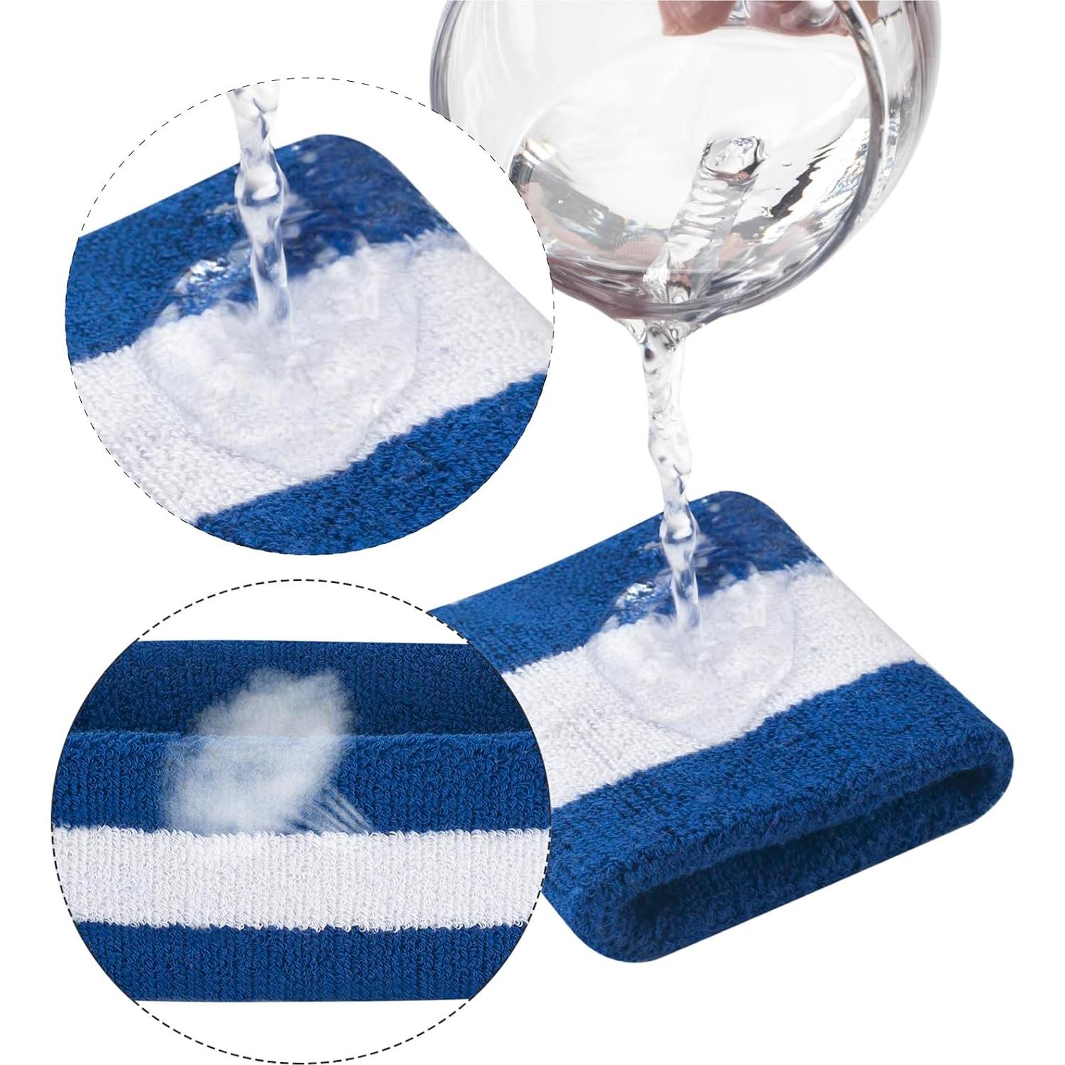 Conjunto de Diadema y Muñequera de Sudor FACATH - Algodón