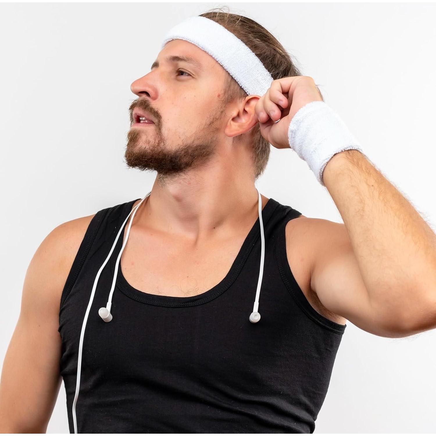 Juego de 3 bandas deportivas Hariendny - Diadema y muñequeras