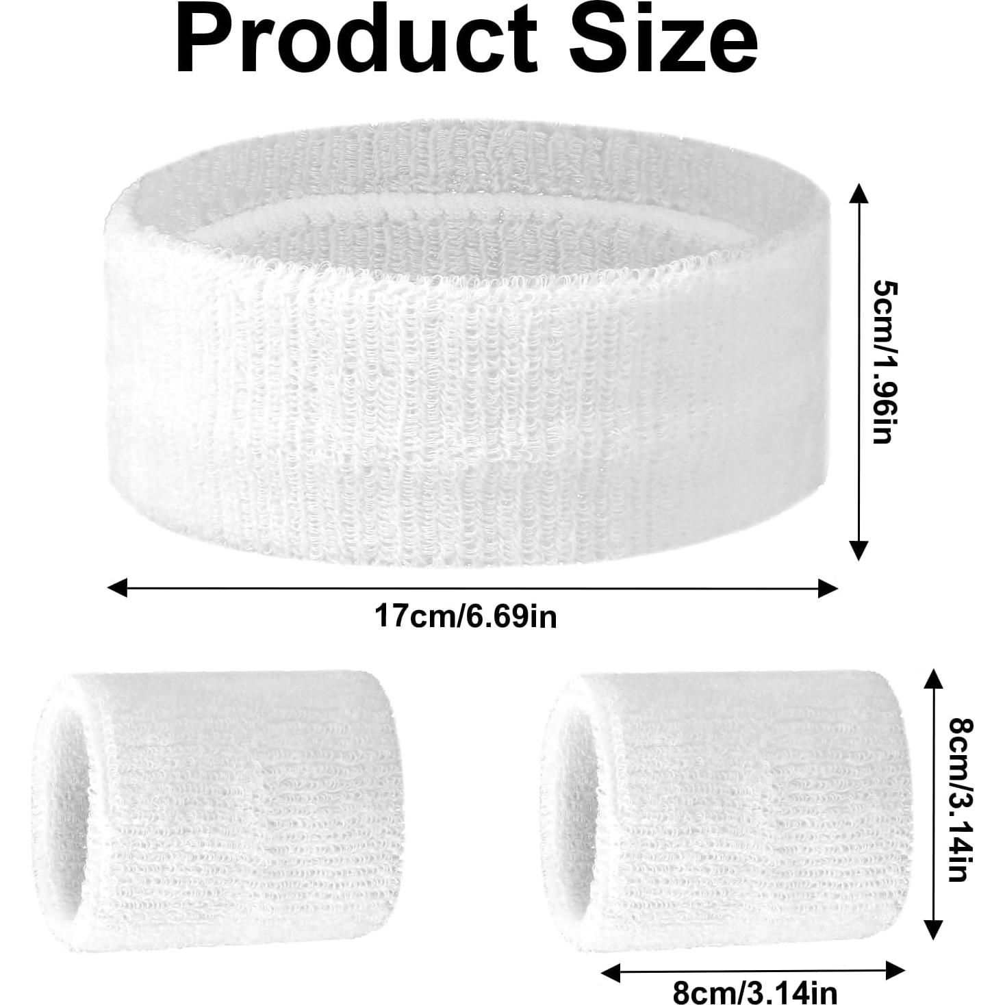 Juego de 3 bandas deportivas Hariendny - Diadema y muñequeras