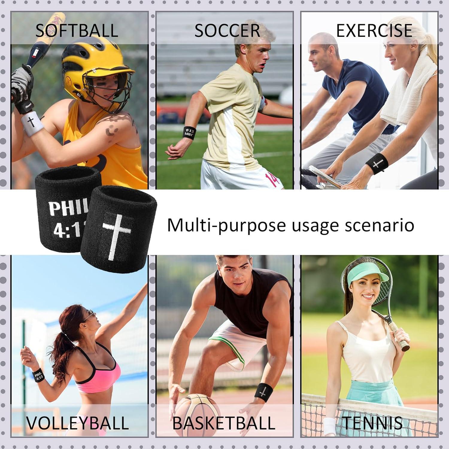 Pulseras Deportivas Cruzadas Misdary - 6 Pares Unisex