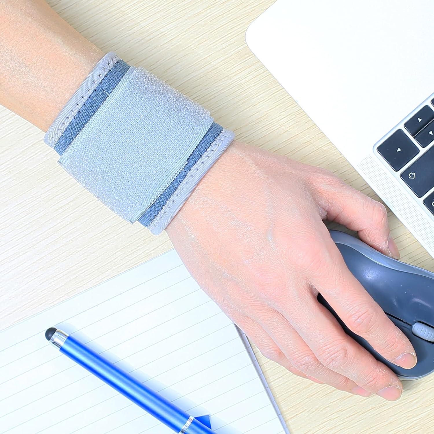 Faja de Muñeca AMYONE Gris Profundo 2 Paquetes Ajustable