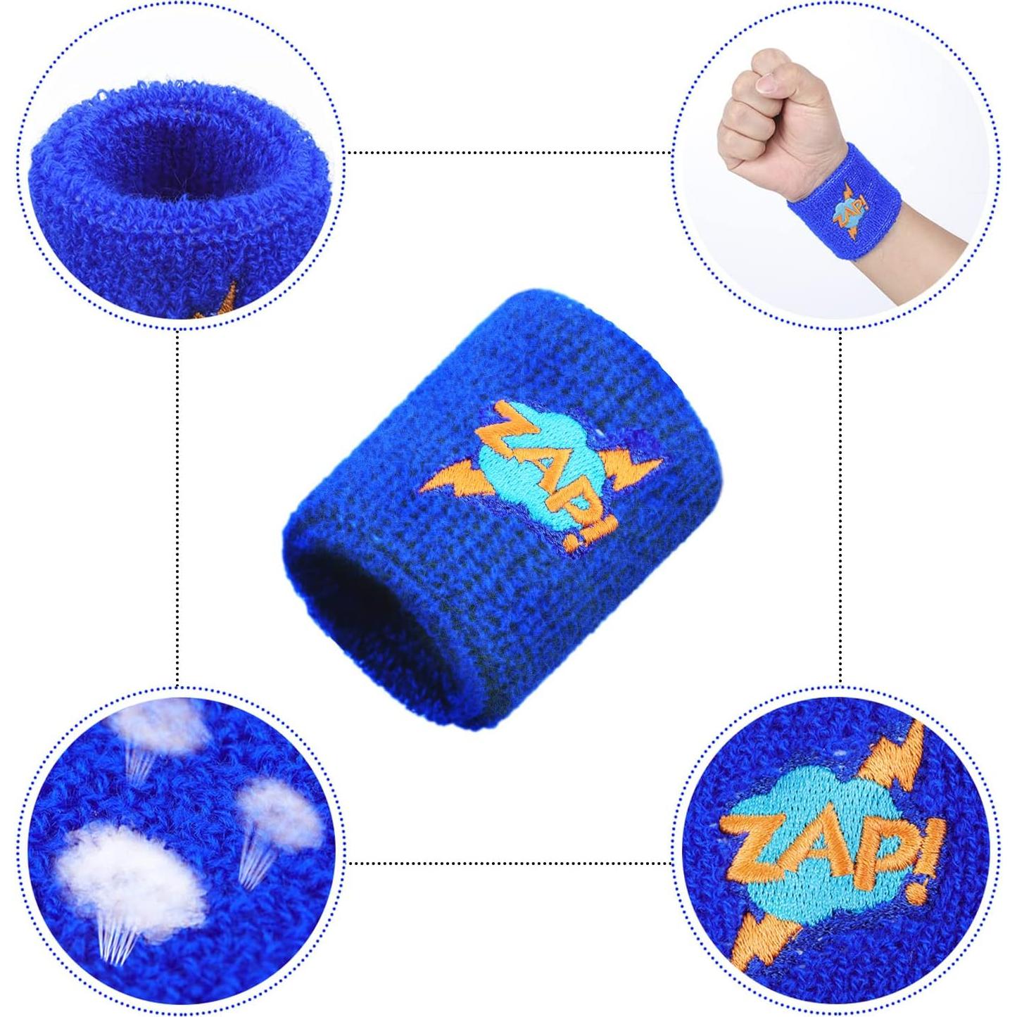 24 Pulseras Deportivas Gejoy para Niños - Coloridas y Transpirables