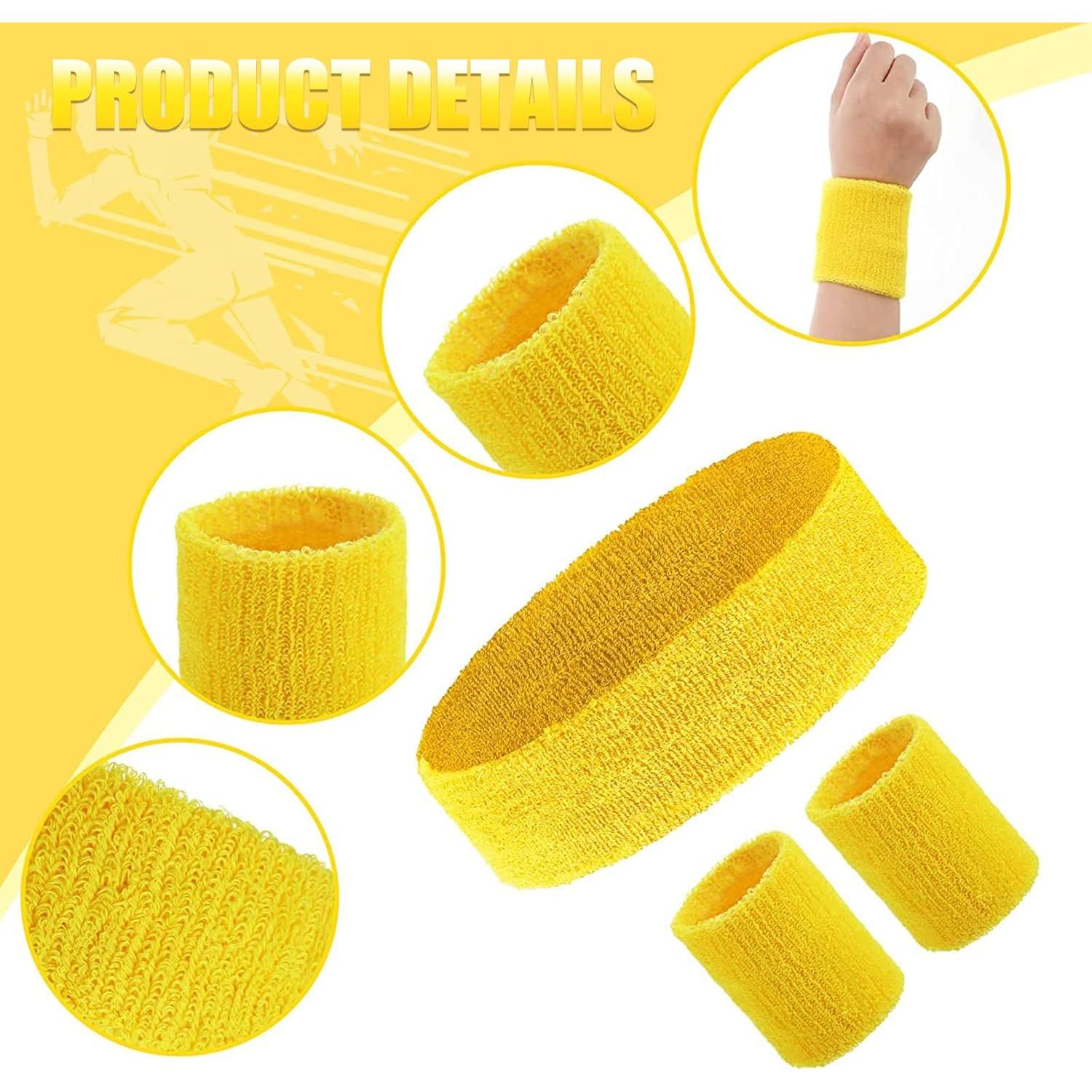 Conjunto Deportivo Neón para Mujeres - Diademas y Muñequera