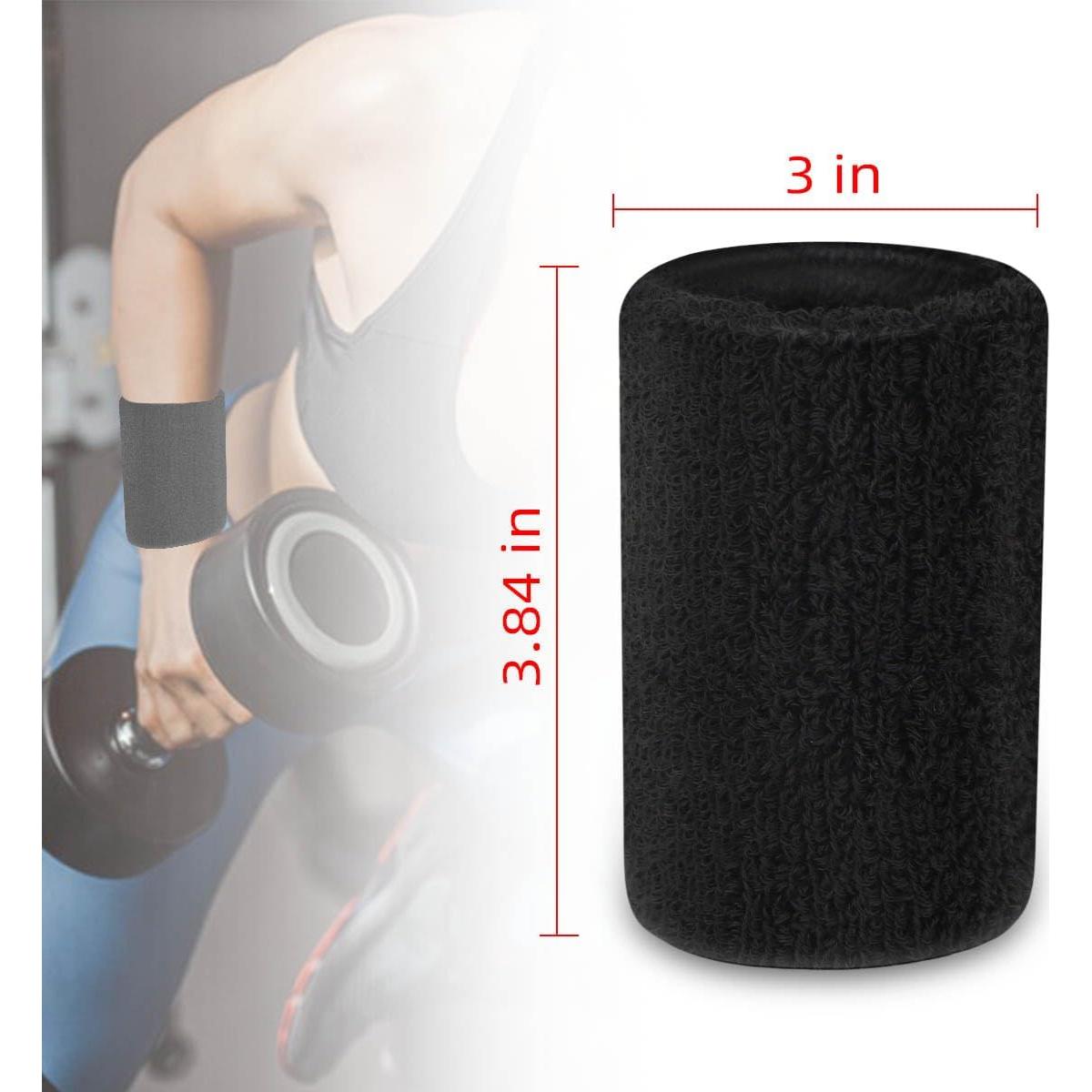 Muñequera de Sudor TKYPZY - 3 Piezas para Deportes Unisex