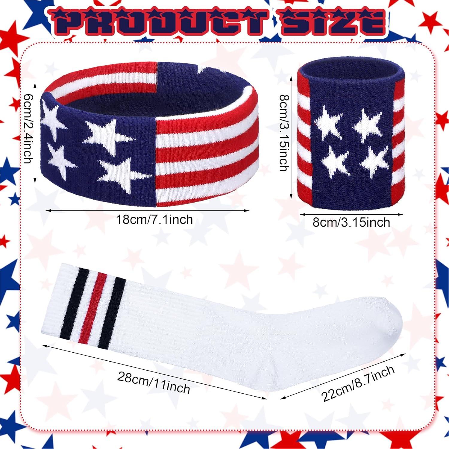 Conjunto Deportivo Skylety 5 Piezas: Banda, Muñequera y Calcetines