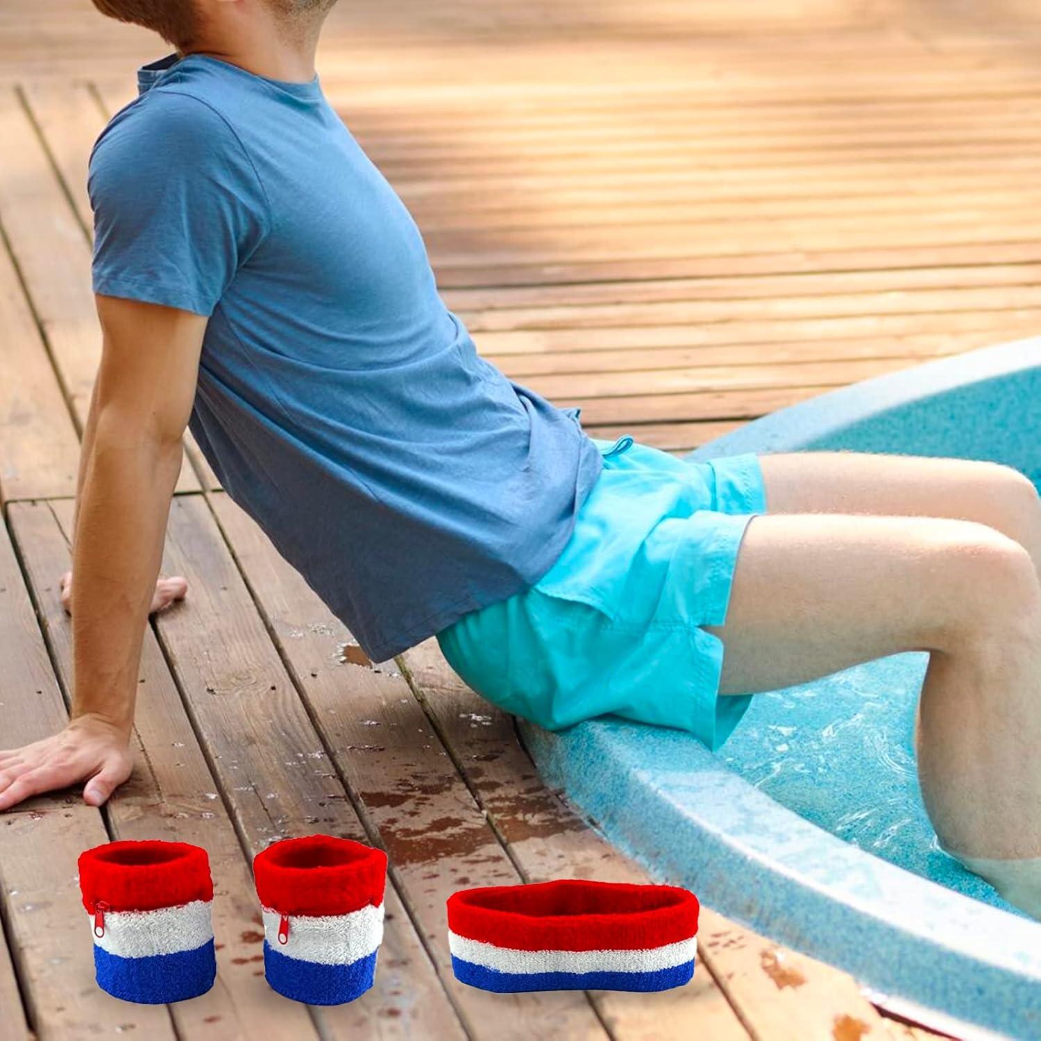 Conjunto de bandas para la cabeza y muñequeras Funny Guy Mugs