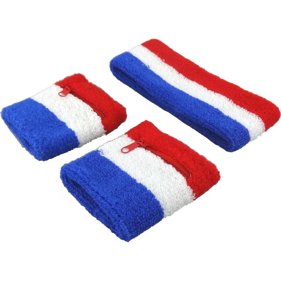 Conjunto de bandas para la cabeza y muñequeras Funny Guy Mugs