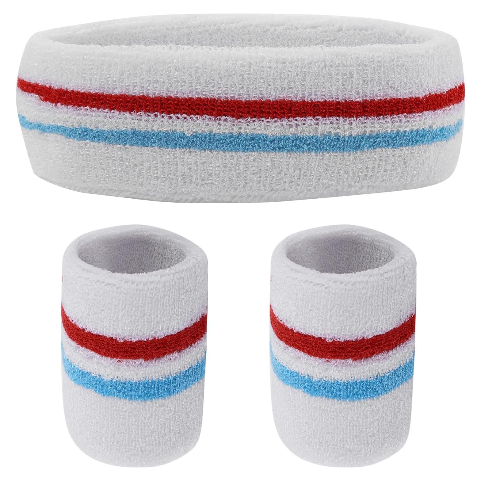 Conjunto de bandas deportivas Yolev para sudor - 1 cabeza y 2 muñecas