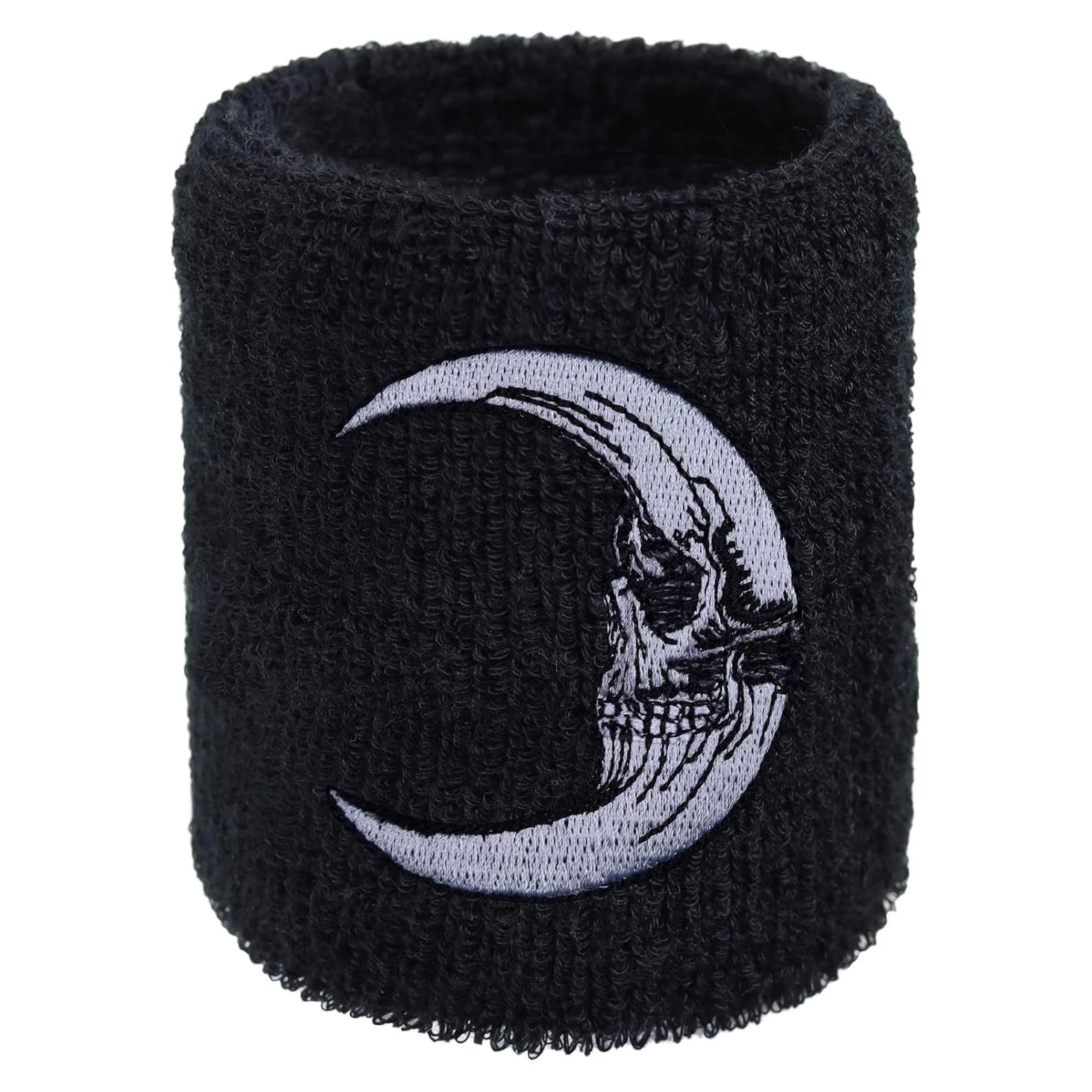 Banda de Sudor Bordada Express-Stickerei Biker Mond 8x8cm