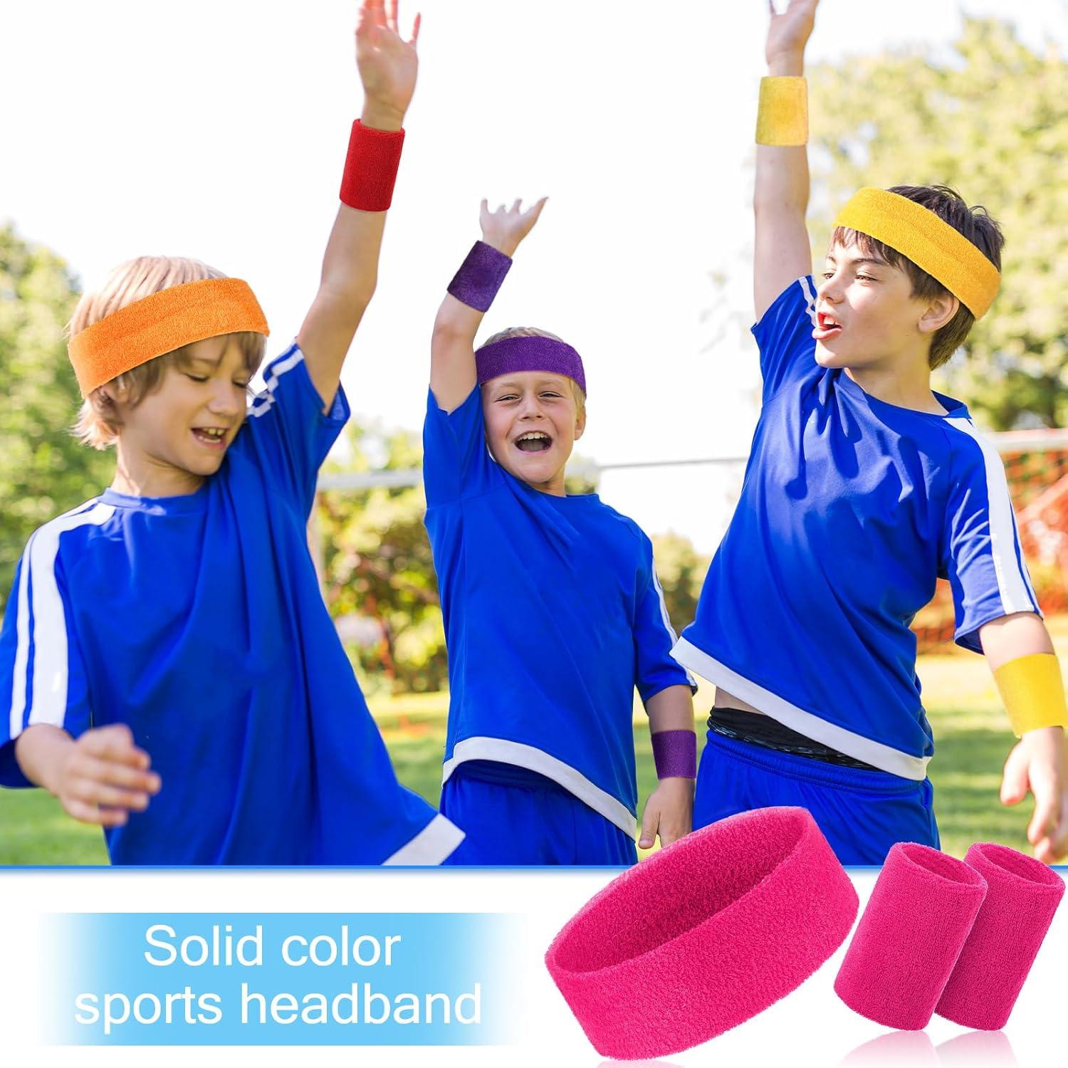 Conjunto de 18 Piezas Muñequera y Diadema Hungdao