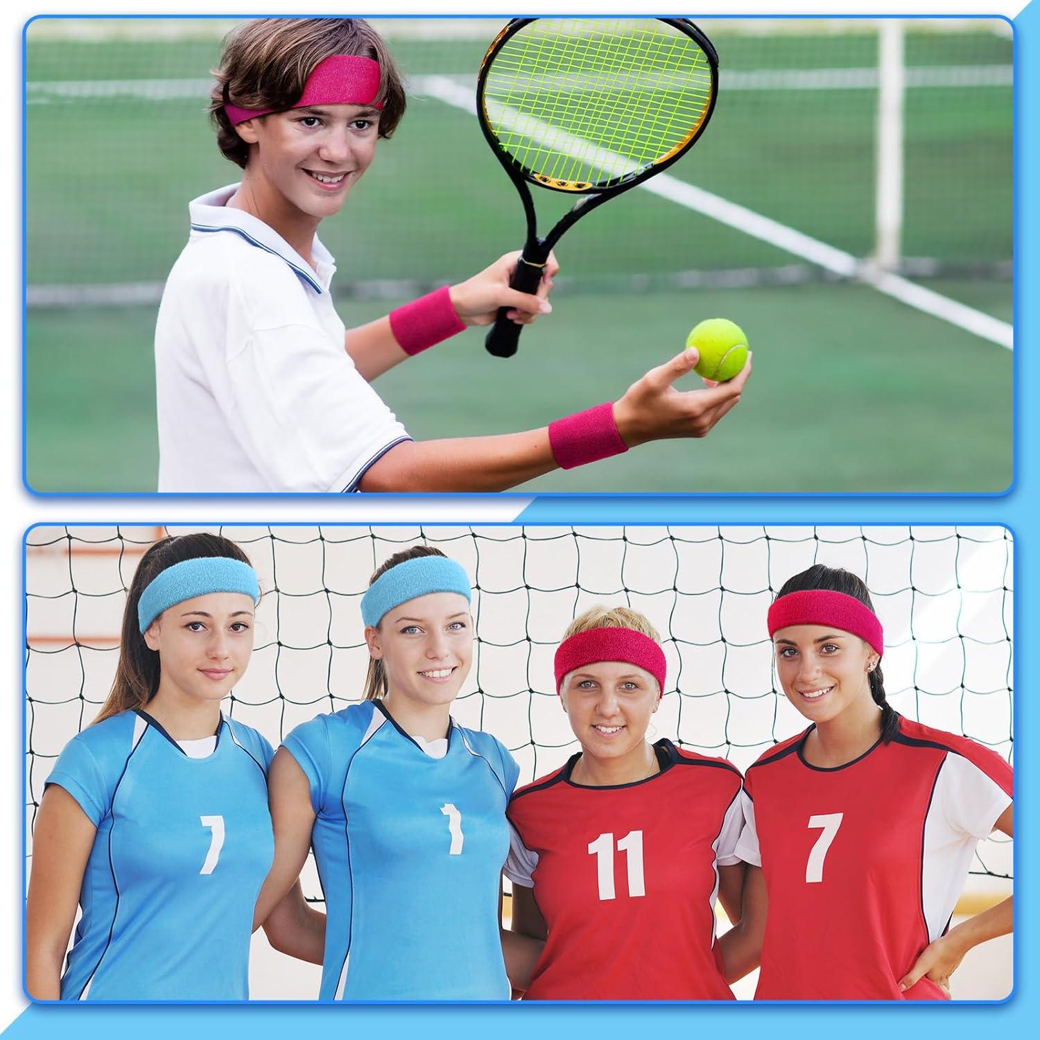 Conjunto de 18 Piezas Muñequera y Diadema Hungdao