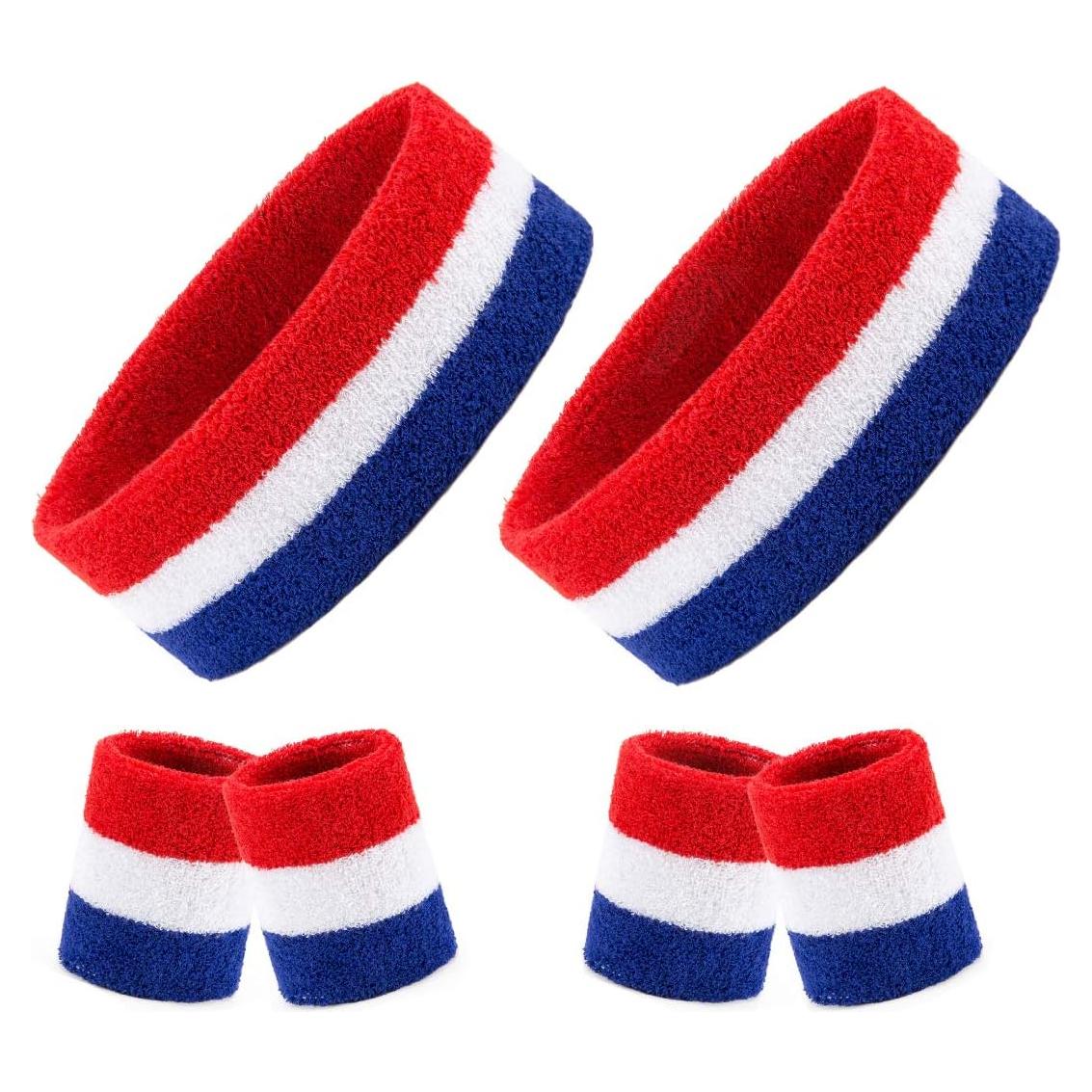 Set de Bandas para el Sudor BEFORYOU - 2 Bandas de Cabeza y 4 Muñequera