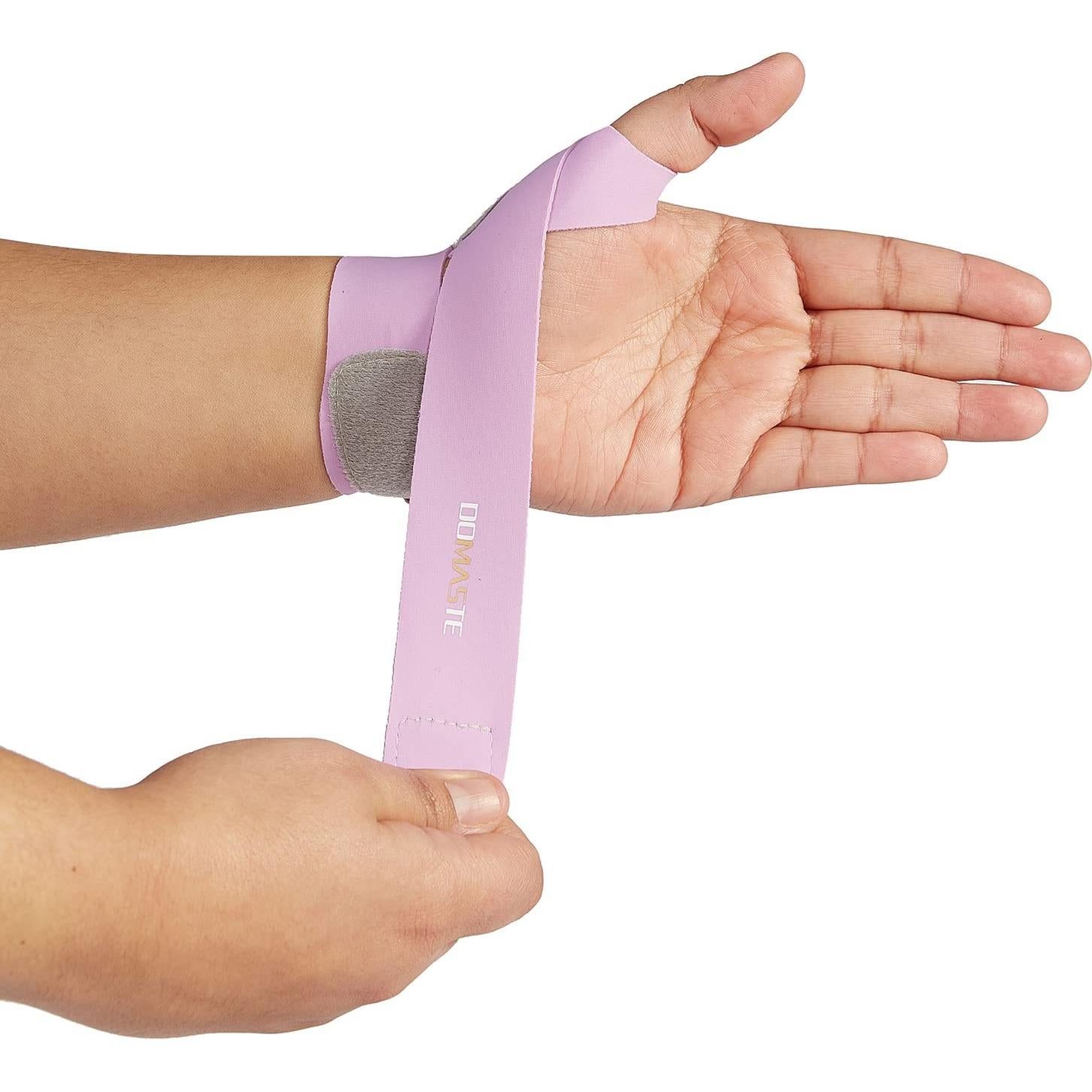 Soporte de Muñeca Domaste Violeta Derecha Unisex Transpirable
